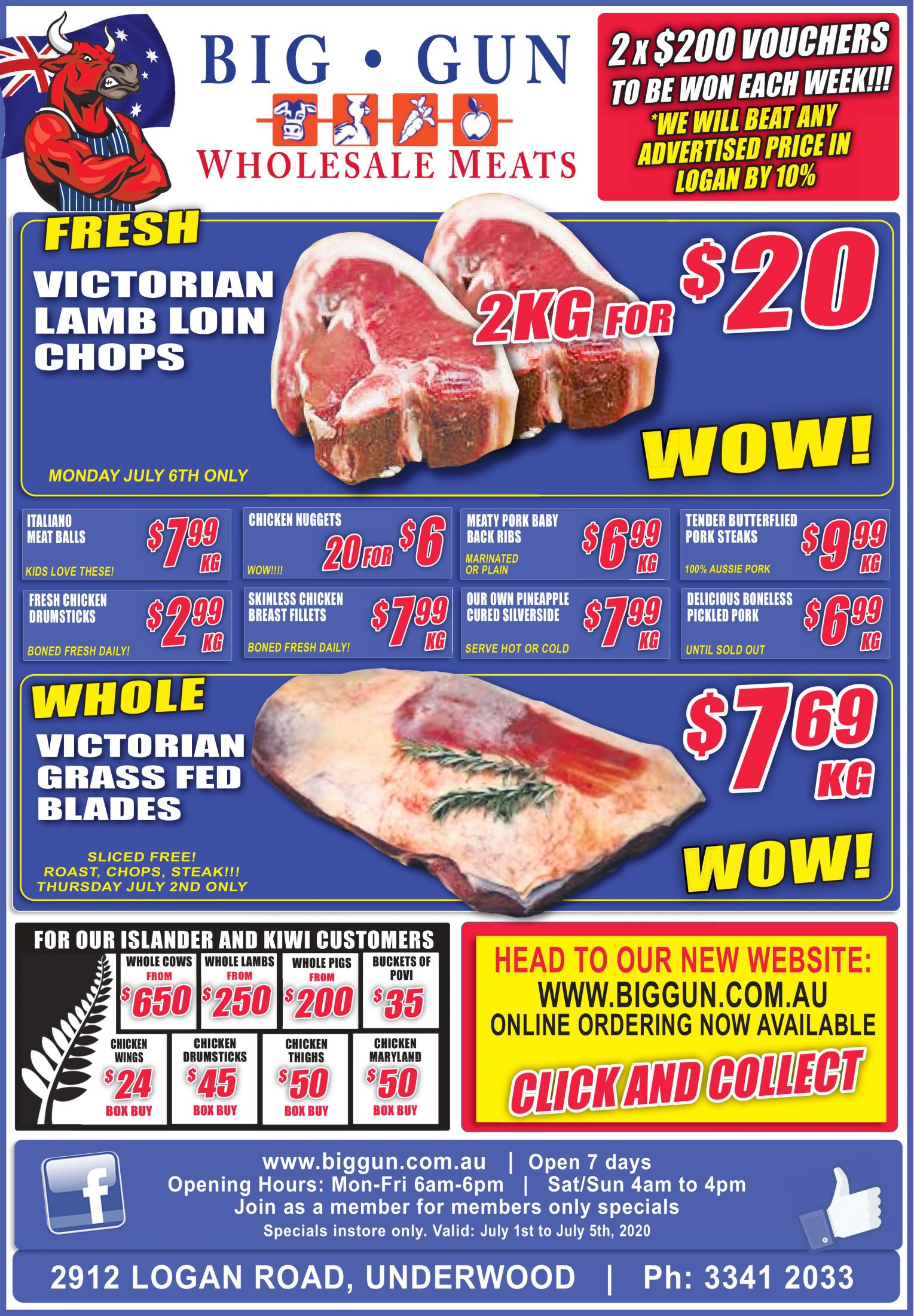 Available instore only 1st July- 5th July 2020