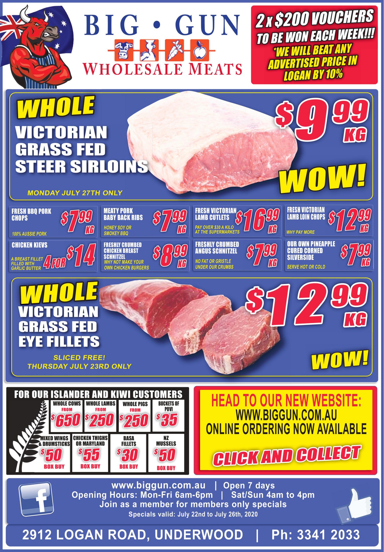 Available instore only 22nd July- 26th July 2020