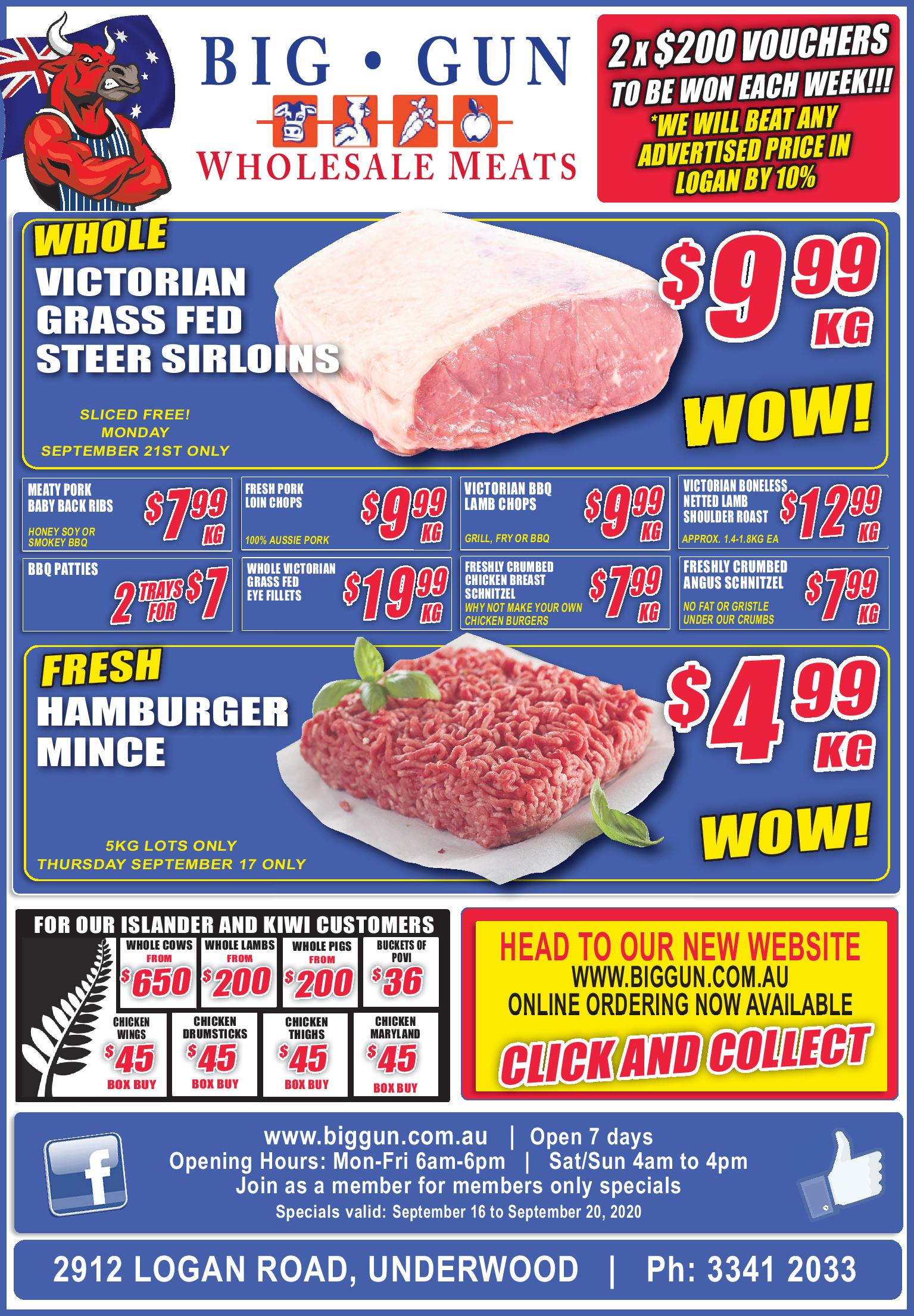 Available instore only 16th September- 20th September 2020