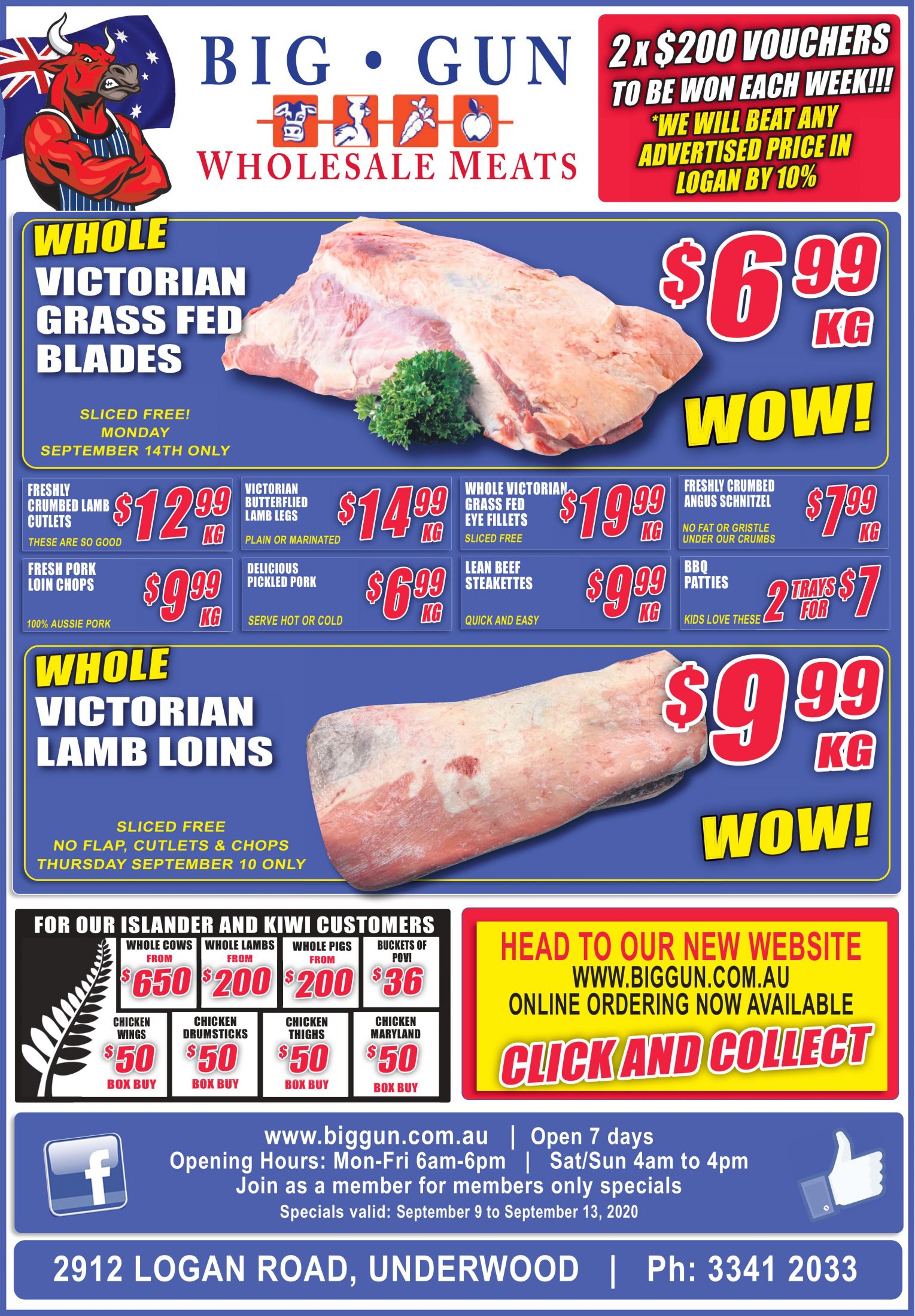 Available instore only 9th September- 13th September 2020