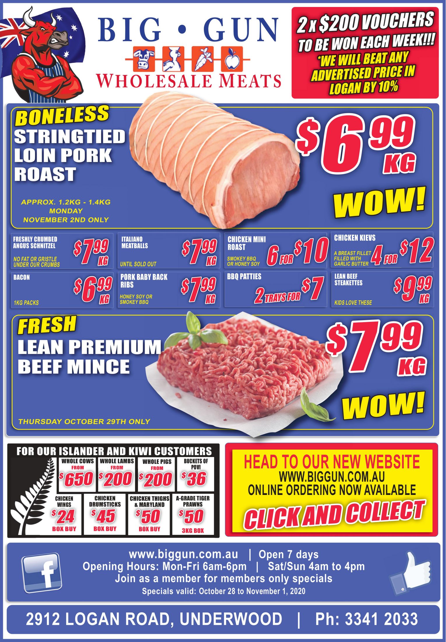 Available instore only 28th October- 1st November 2020