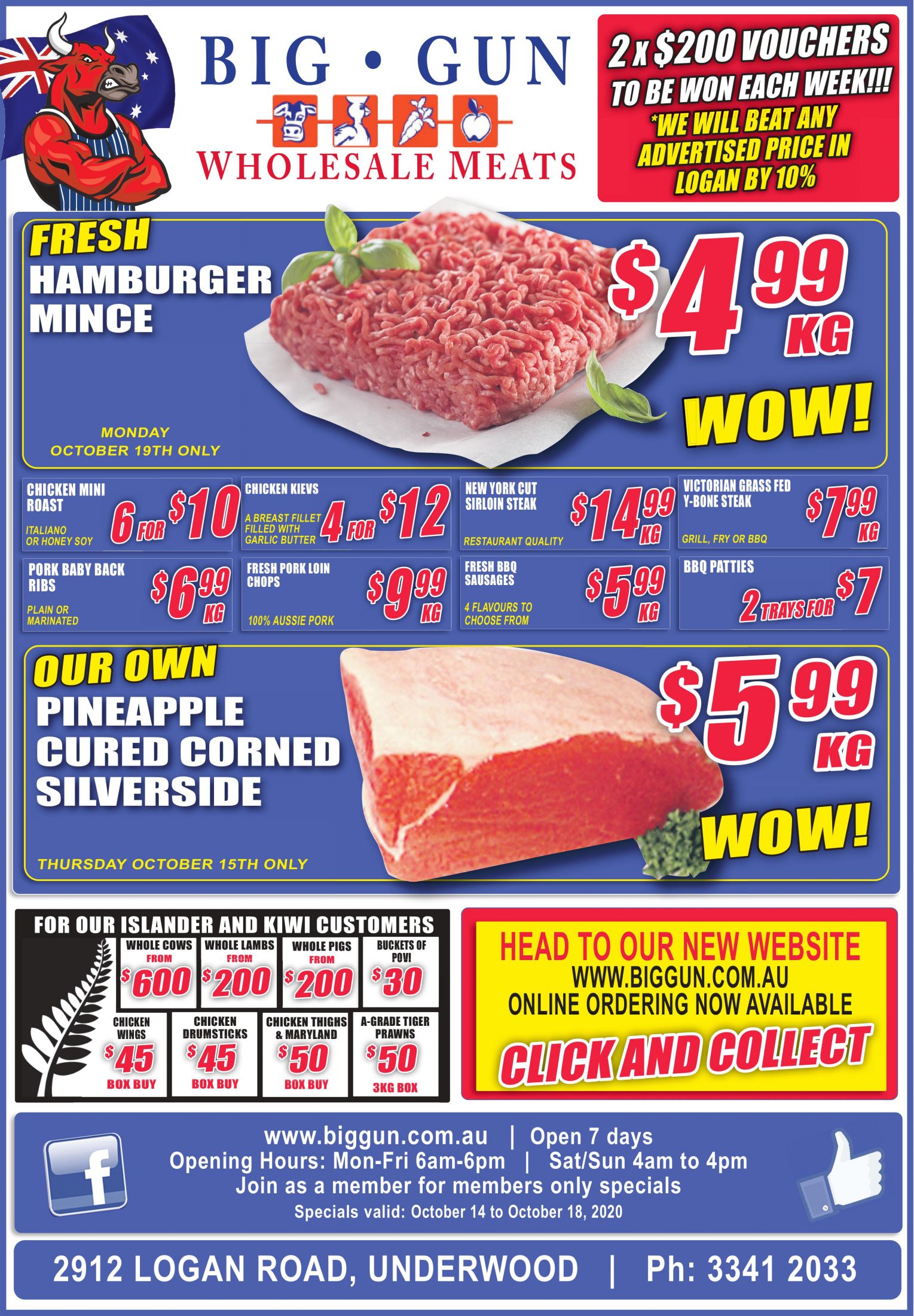 Available instore only 14th October- 18th October 2020