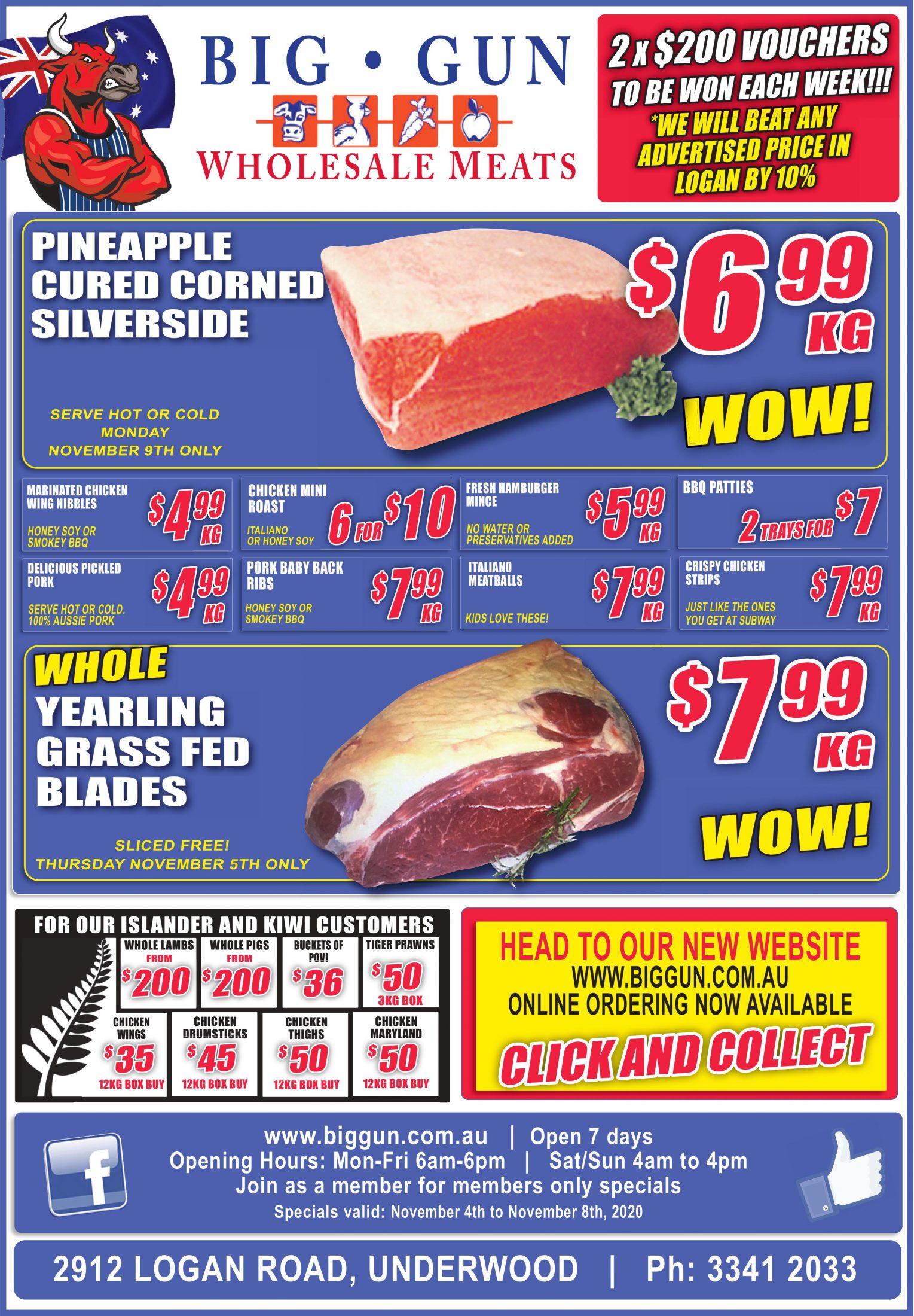 Available instore only 4th November- 8th November 2020