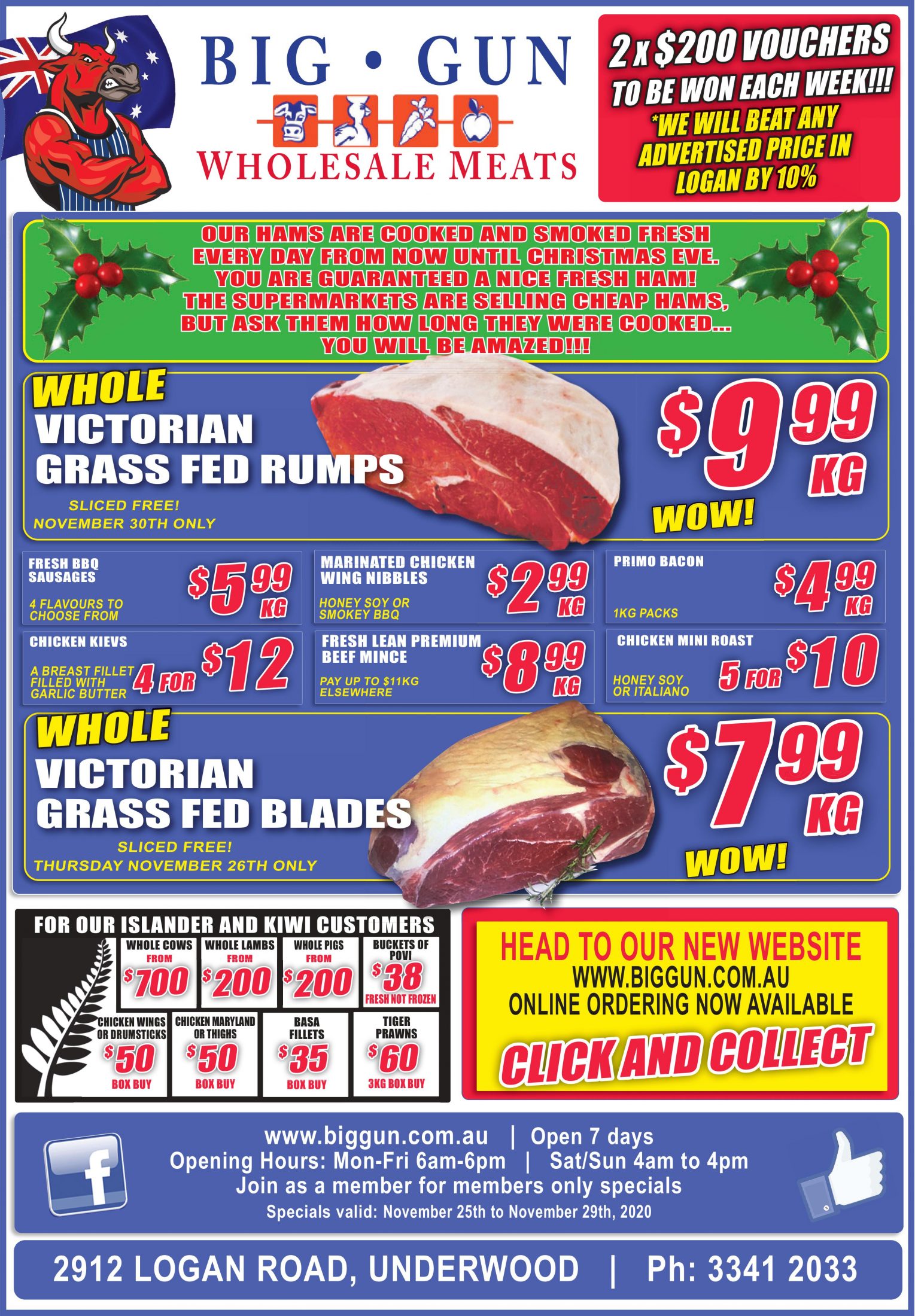 Available instore only 25th November- 29th November 2020