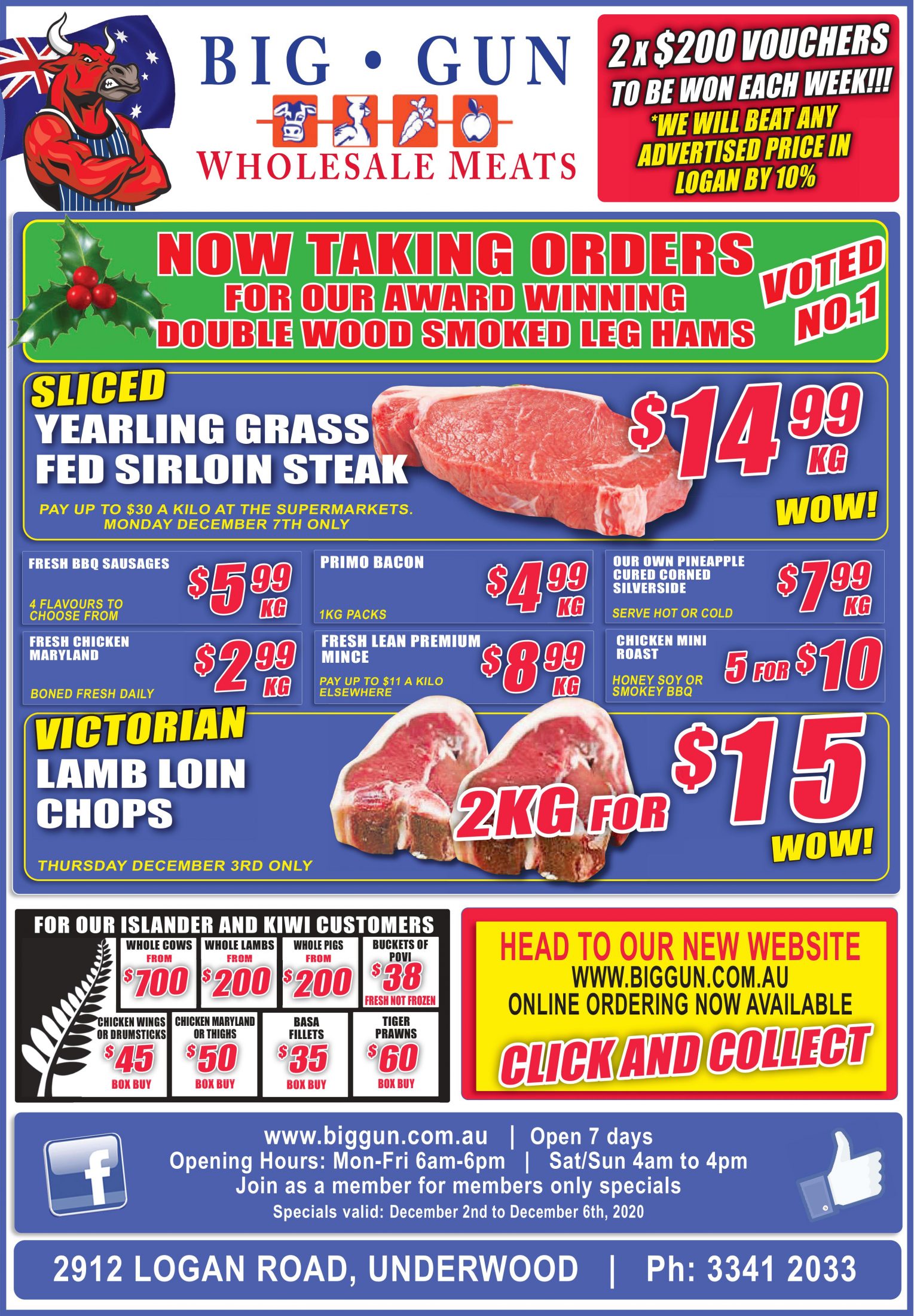 Available instore only 2nd December- 6th December 2020