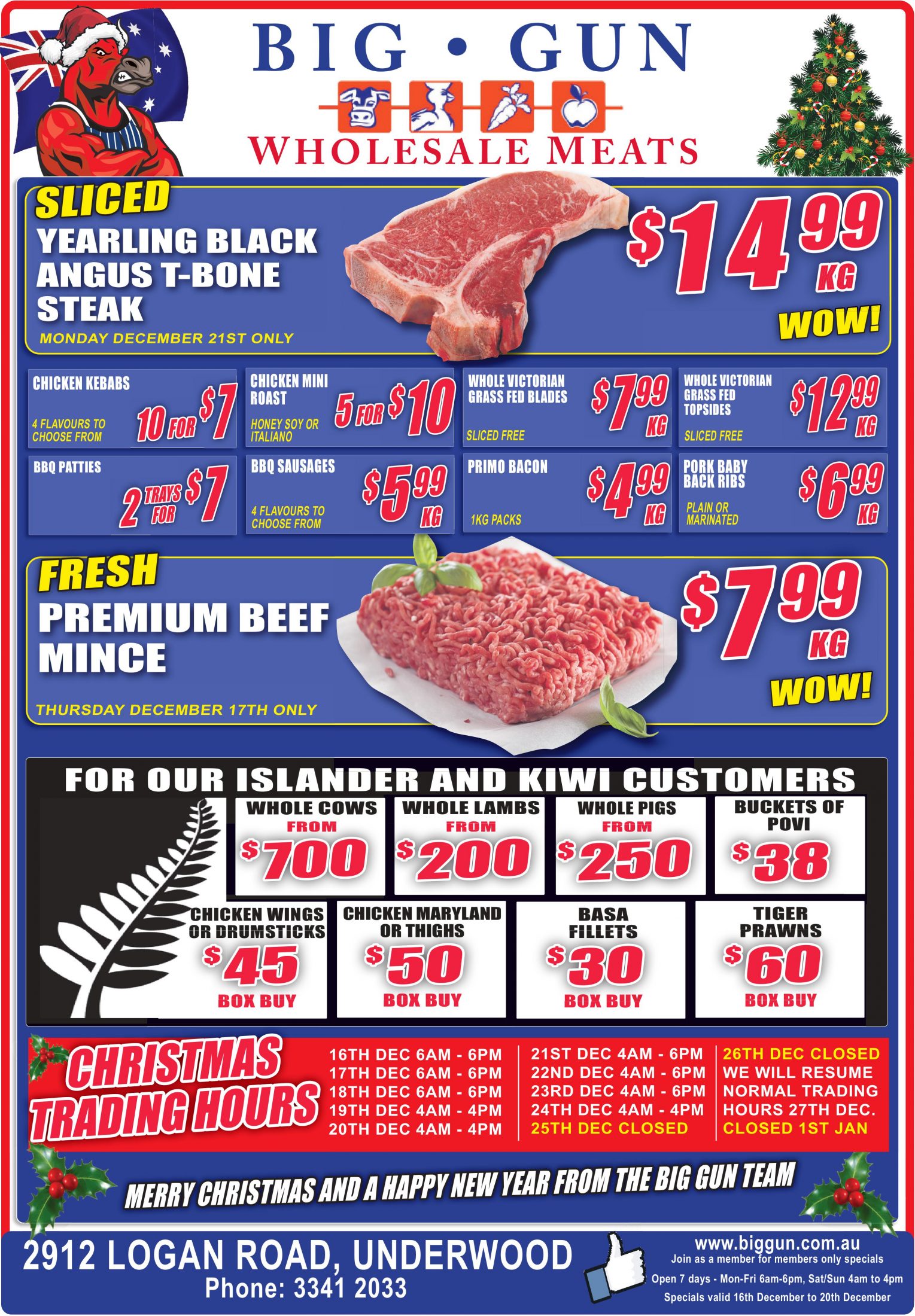 Available instore only 16th December- 20th December 2020