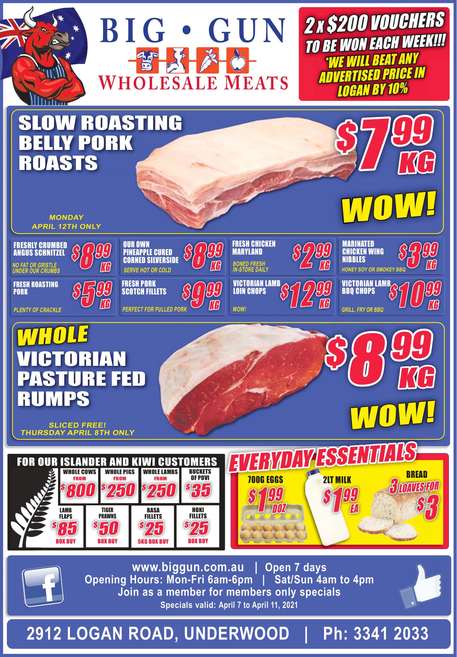 Available instore only 7th April- 11th April 2021