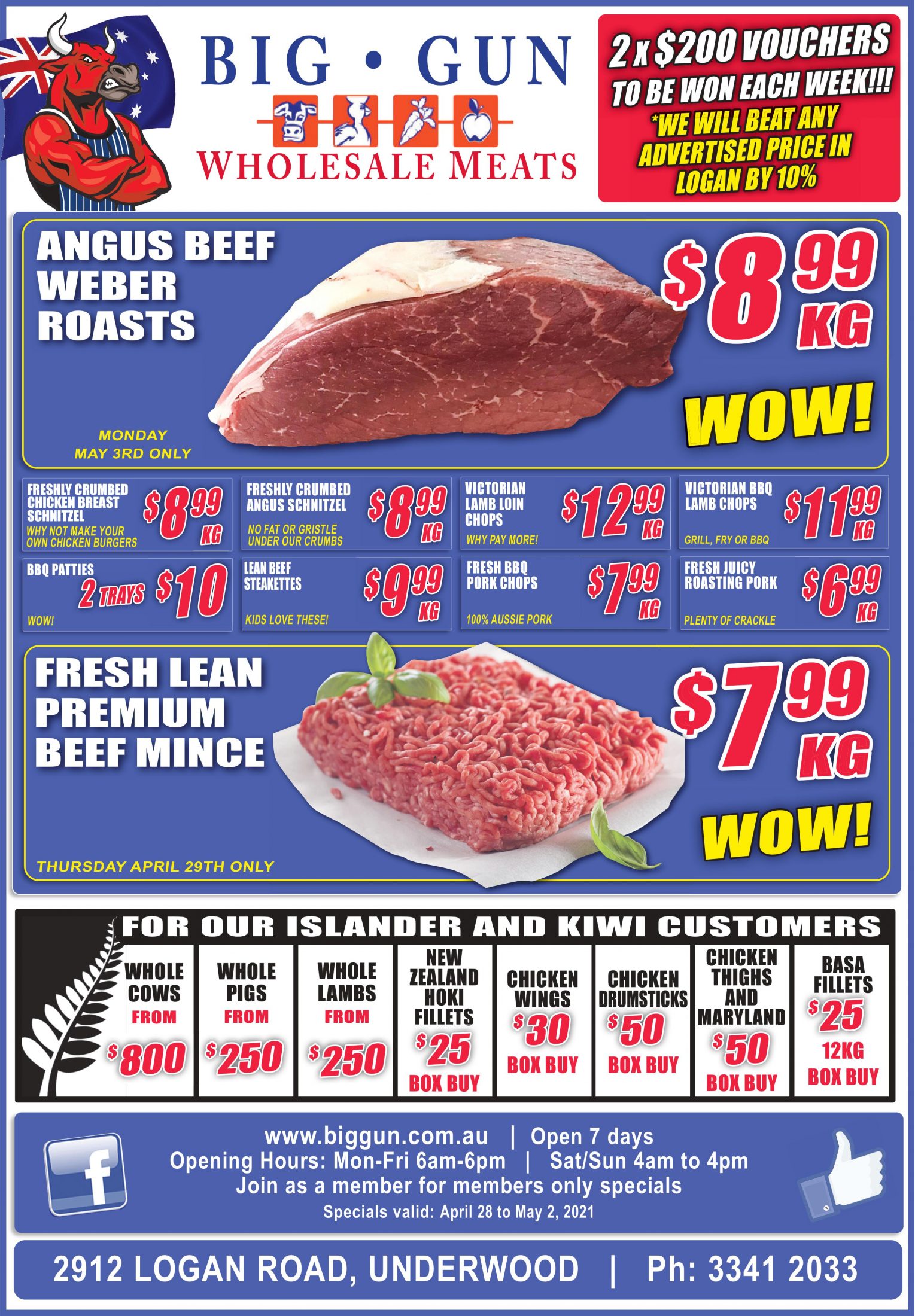 Available instore only 28TH April- 3RD MAY 2021