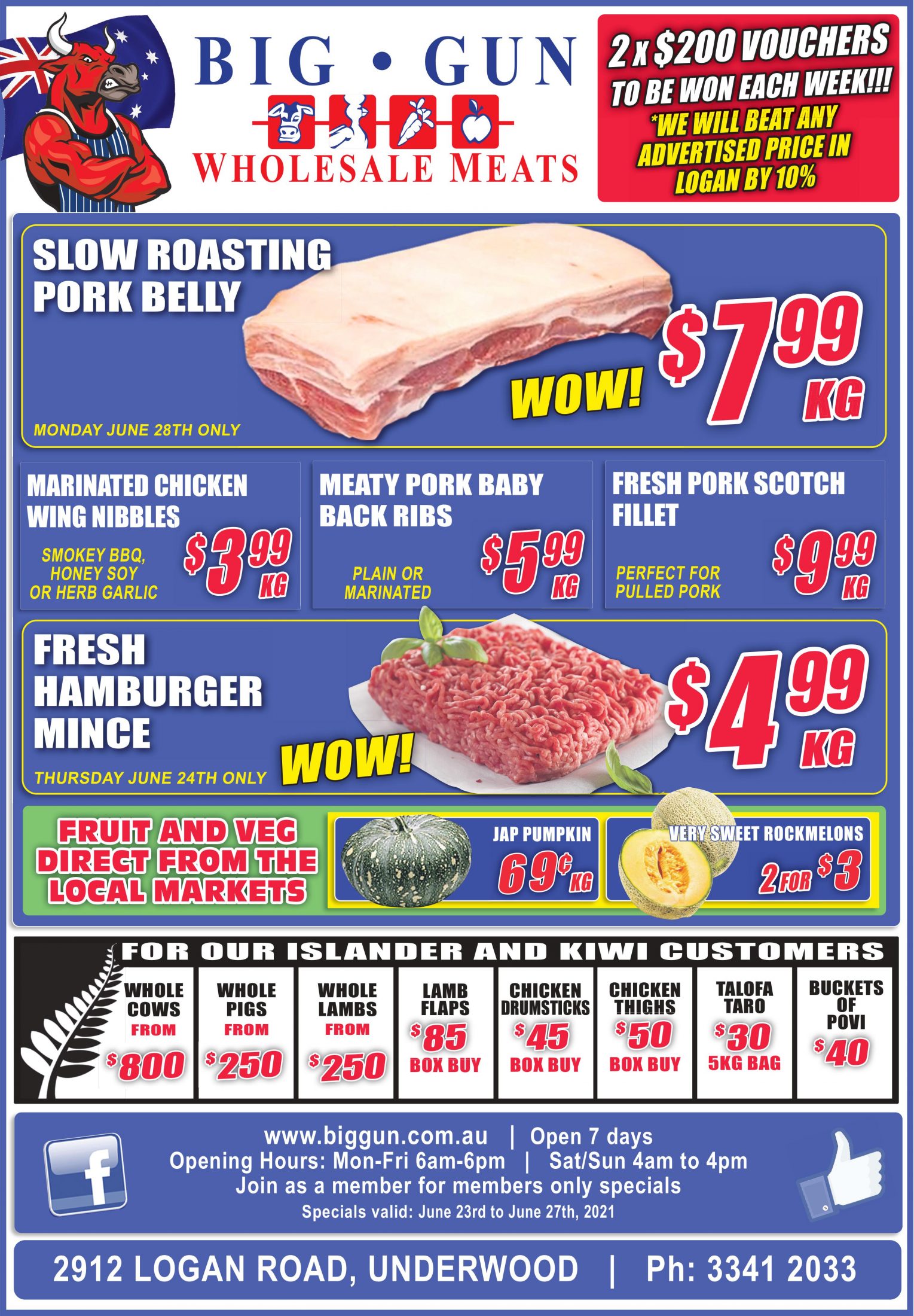 Available instore only 23rd June – 27th June 2021