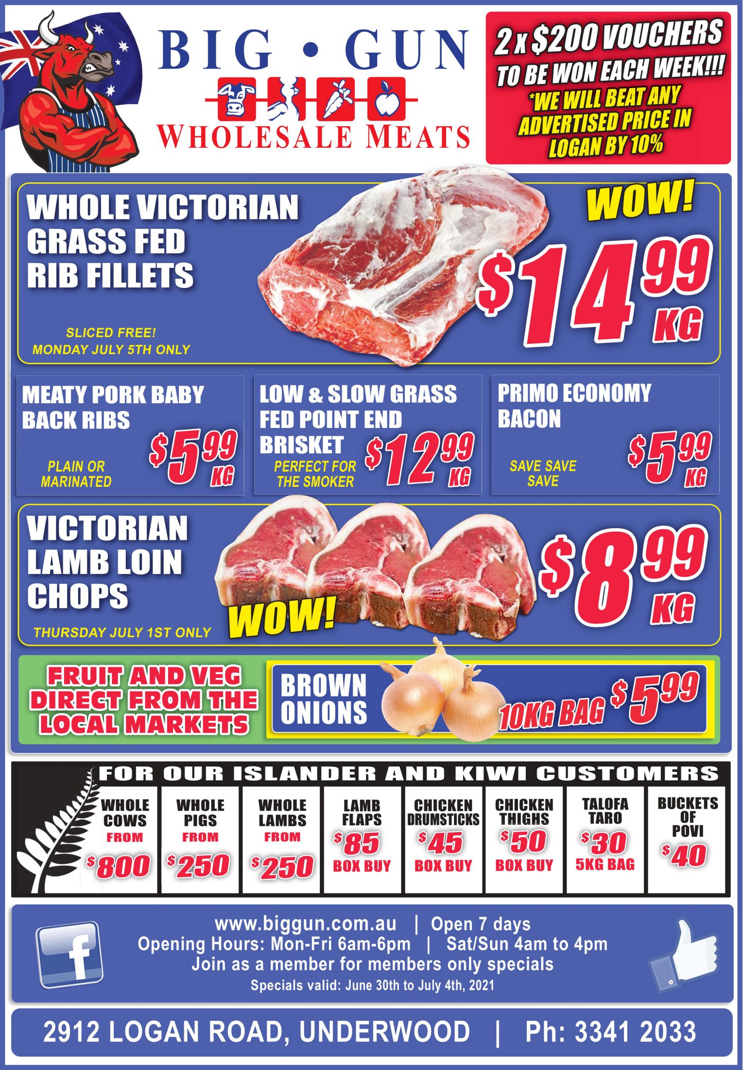 Available instore only 30th June – 4th July 2021