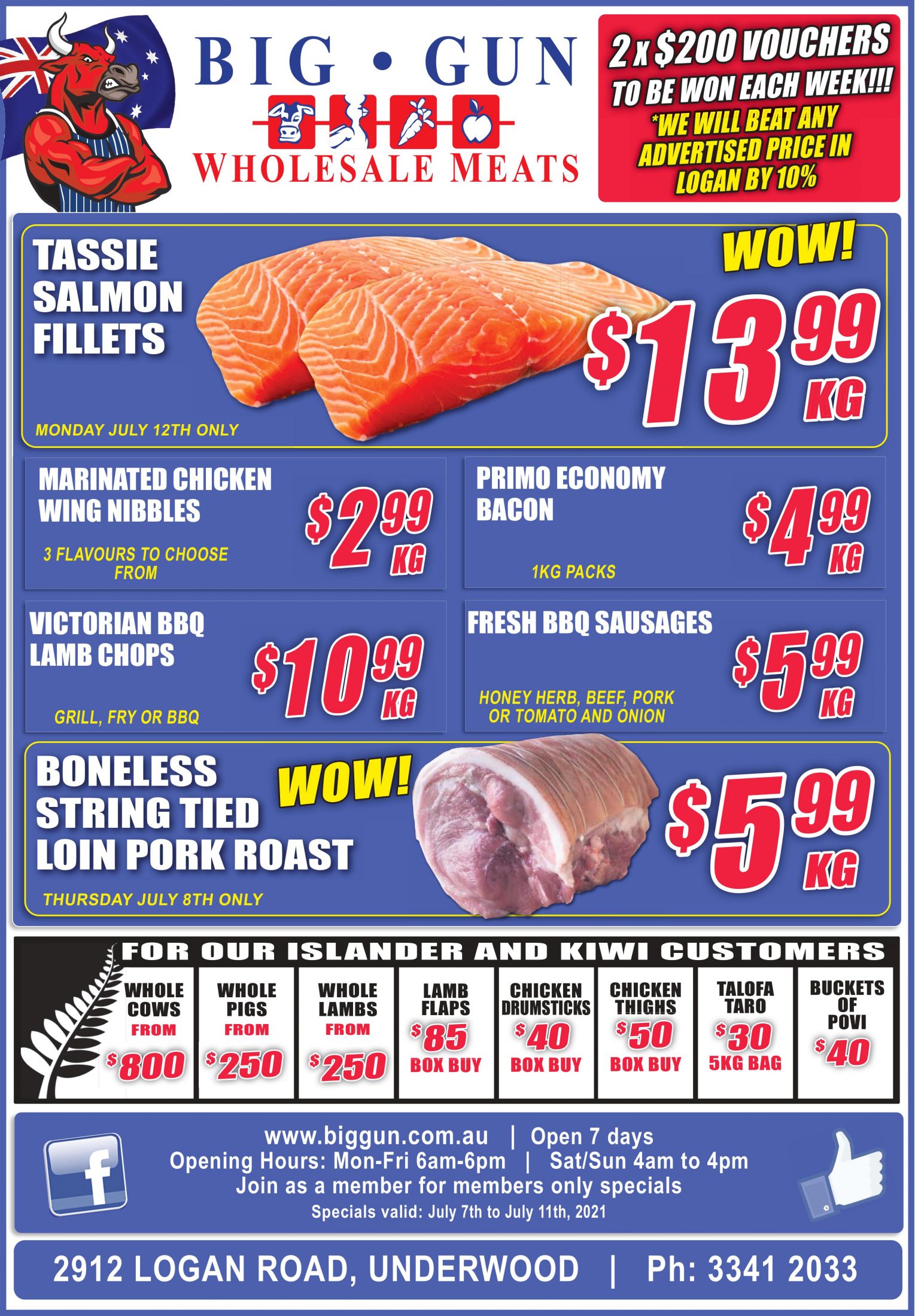 Available instore only 7th July – 11th July 2021