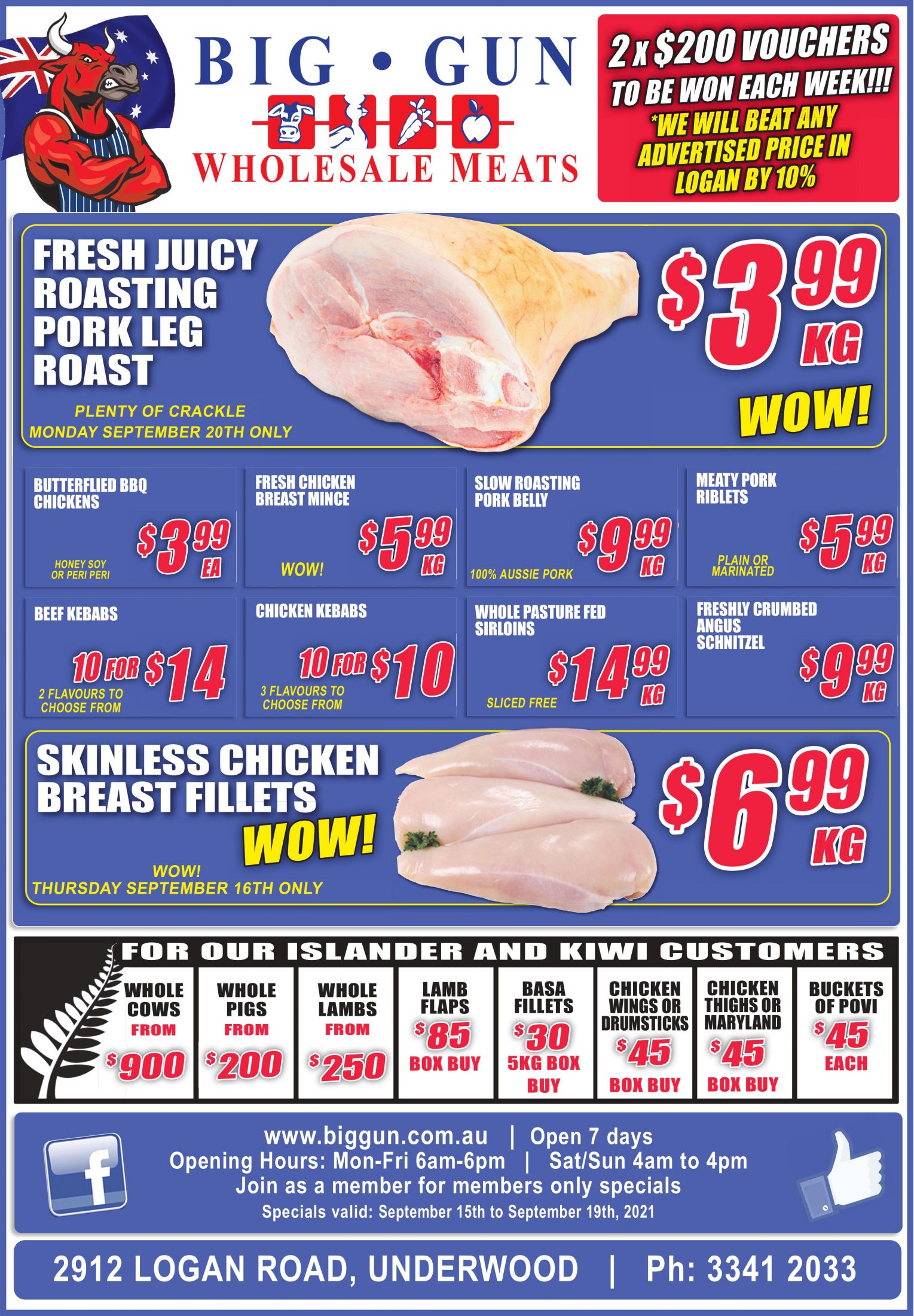 Available instore only 15th Sept -19th Sept 2021