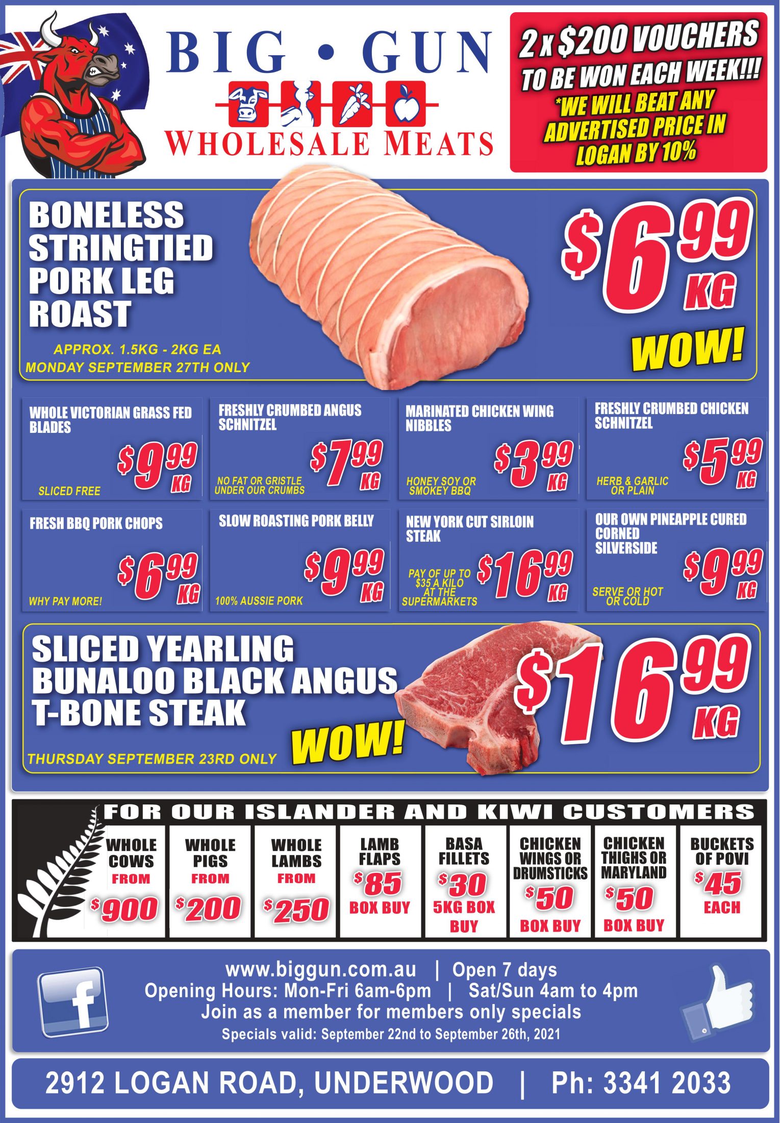 Available instore only 22nd Sept -26th Sept 2021