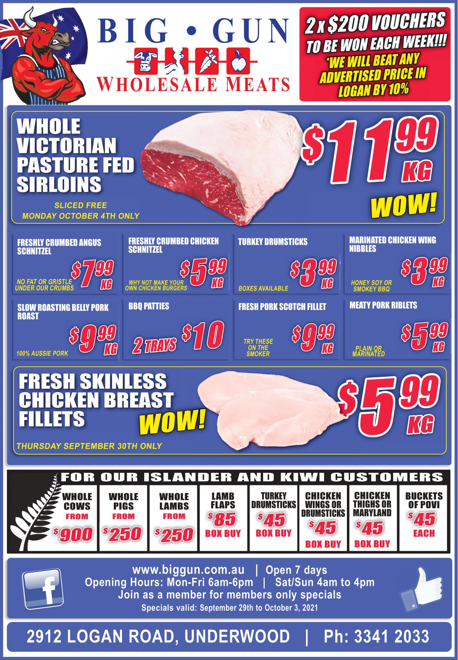 Available instore only 29th Sept -3rd Oct 2021