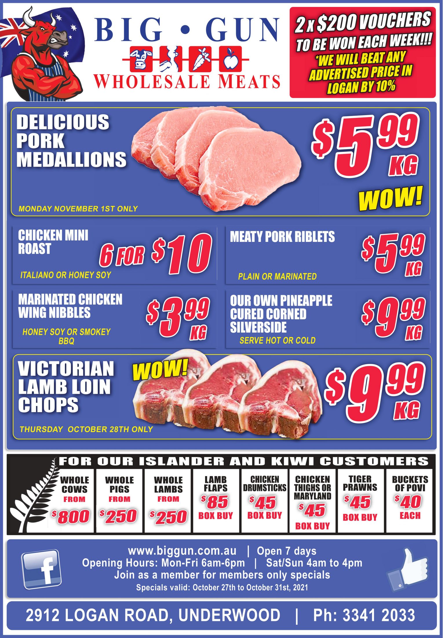 Available instore only 28th Oct -31st Oct 2021