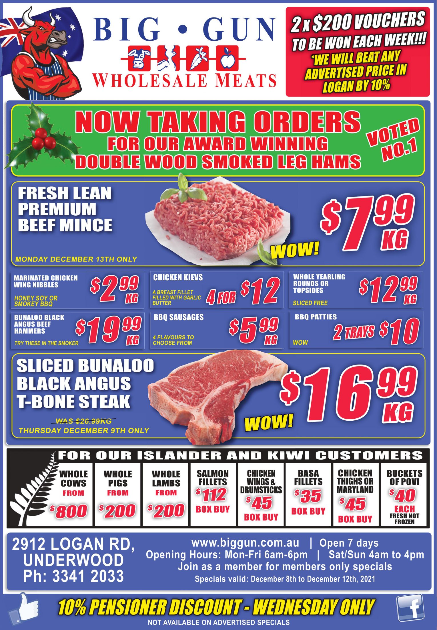 Available instore only 8th Dec- 12th Dec 2021