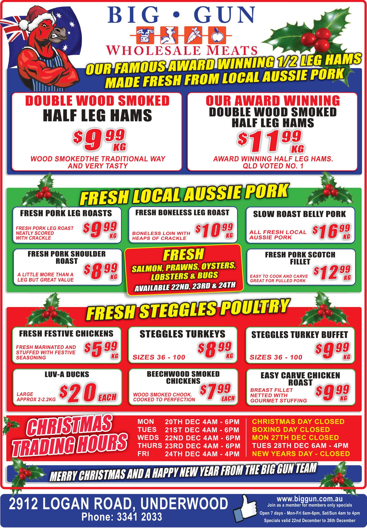 Available instore only 22nd Dec- 26th Dec 2021