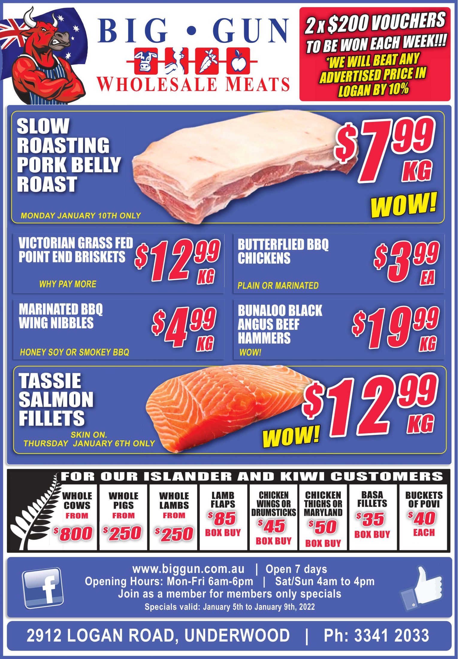 Available instore only 5th Jan- 9th Jan 2022