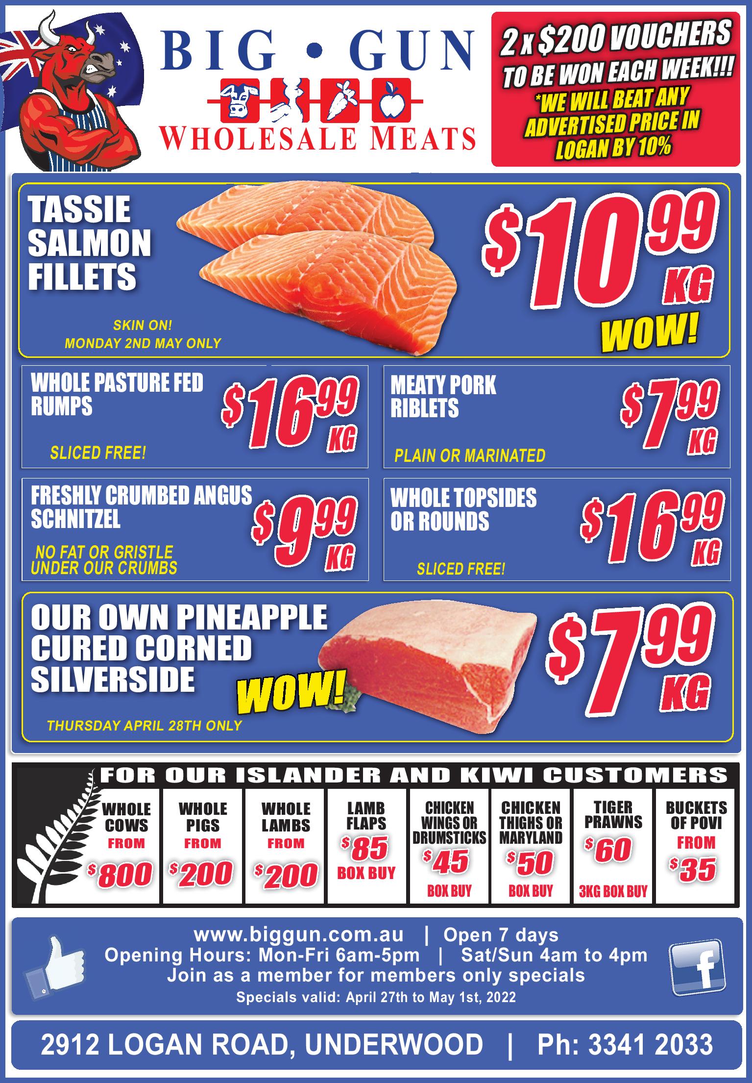 Available instore only 27TH APRIL-1ST MAY