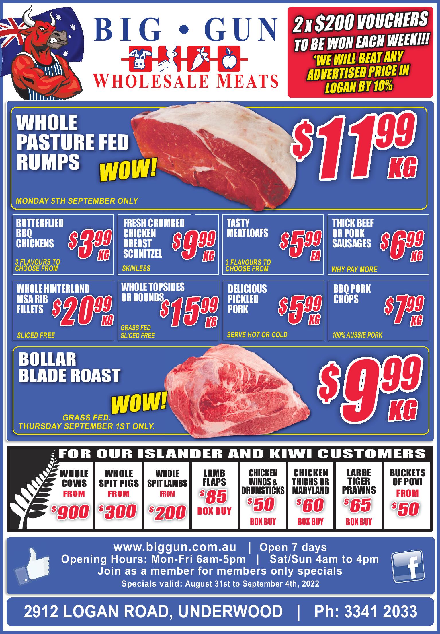 Available instore only 31st Aug-4th sept 2022