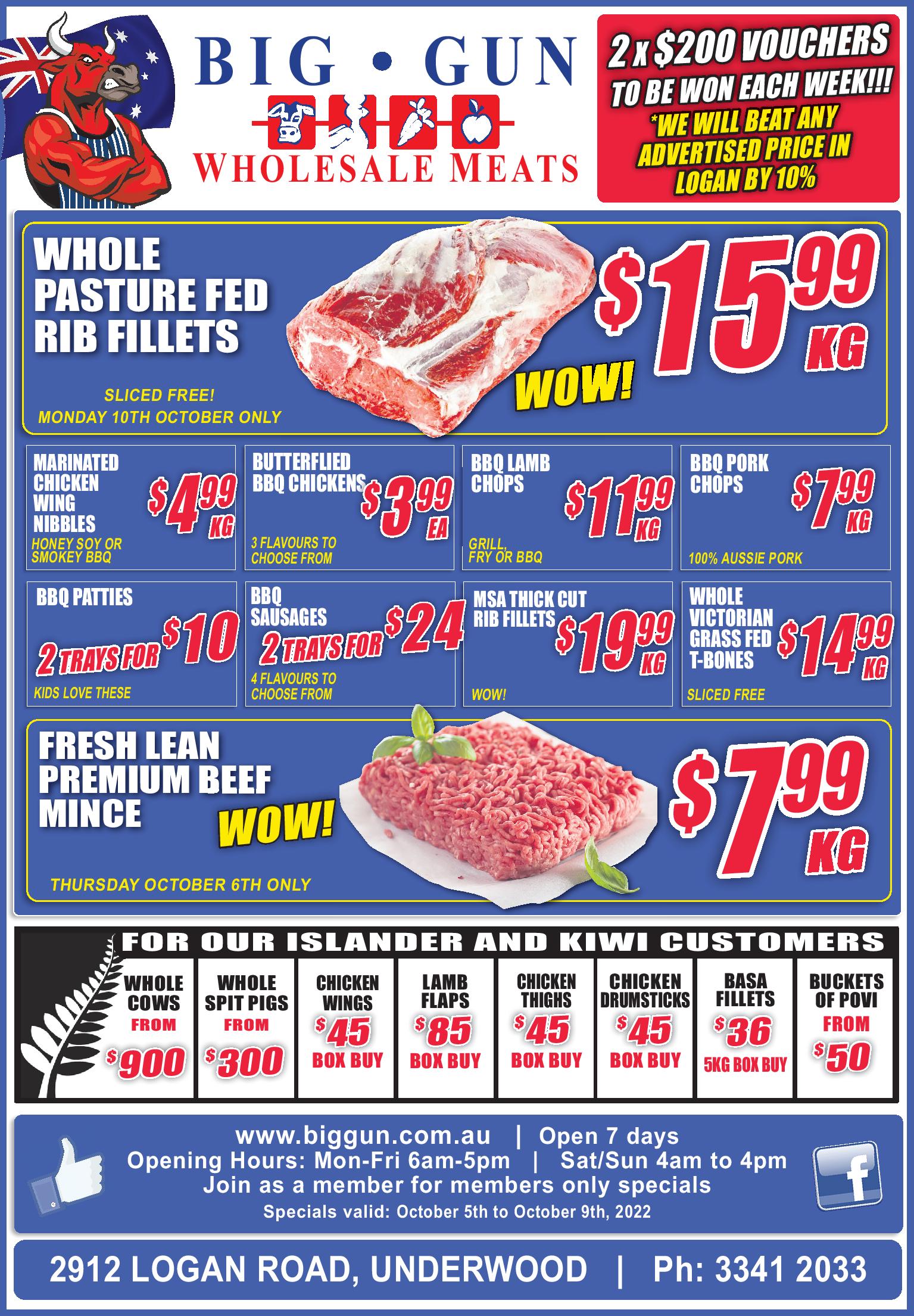 Available instore only 5th Oct-9th 2022