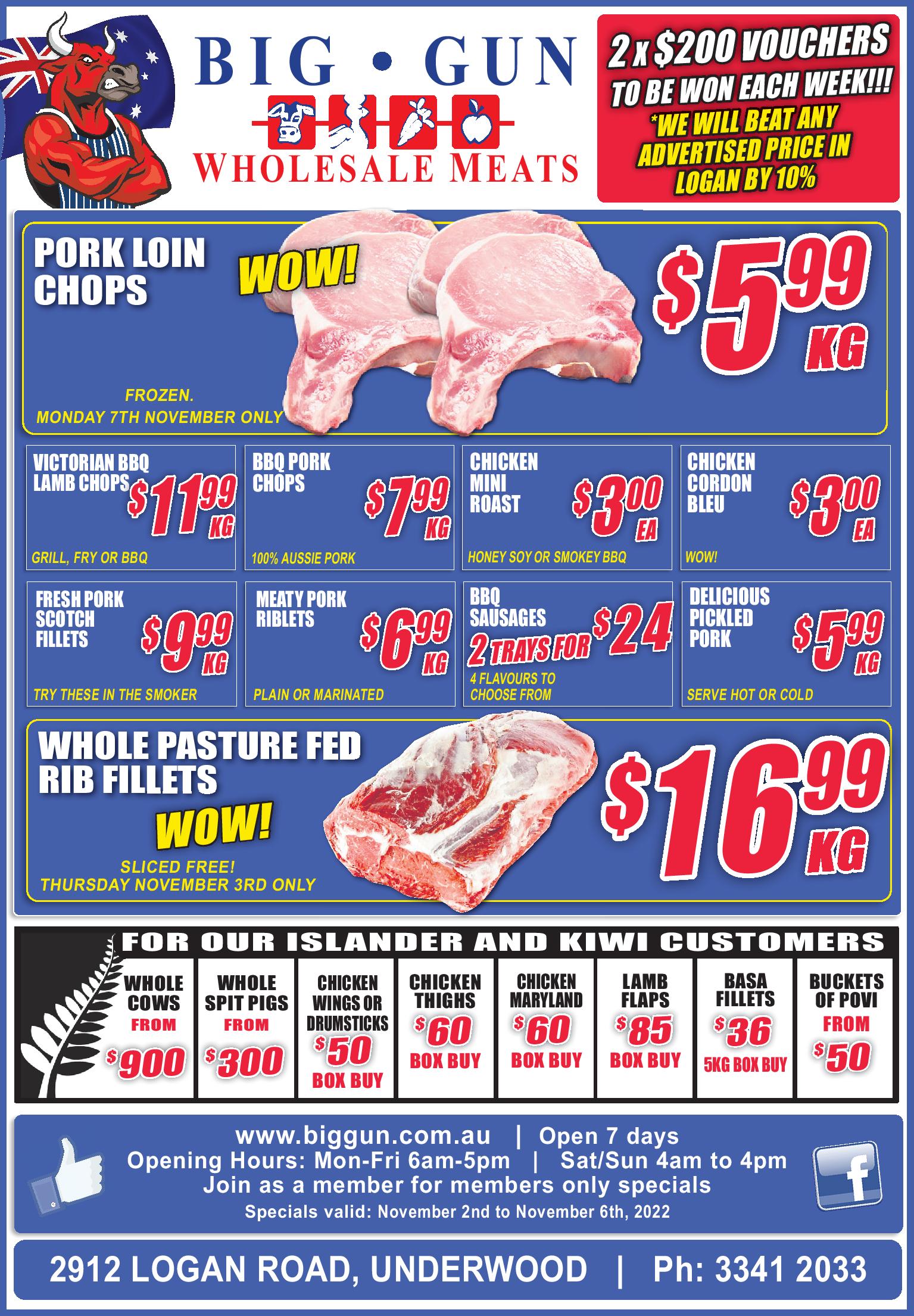 Available instore only 2nd-6th Nov 2022