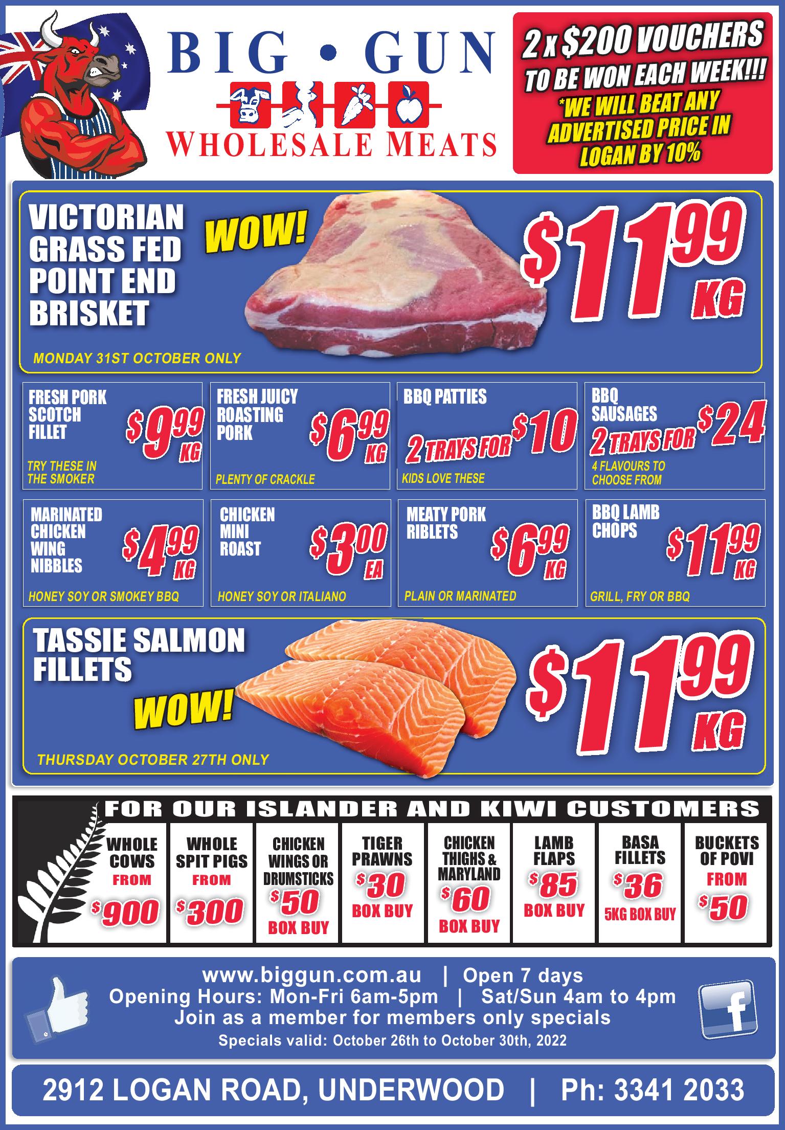 Available instore only 26th-30th Oct 2022