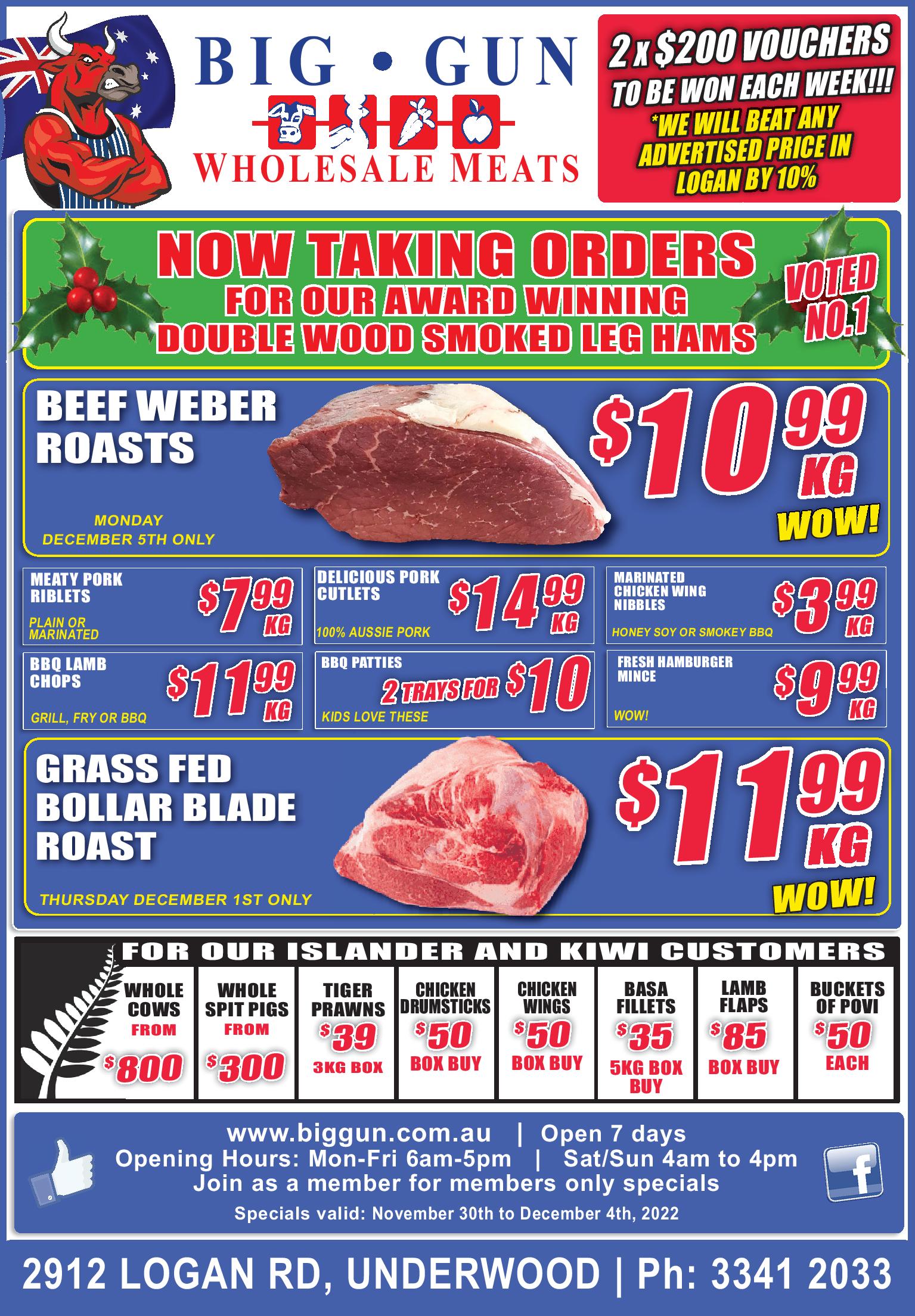 Available instore only 30th- 4thDec 2022