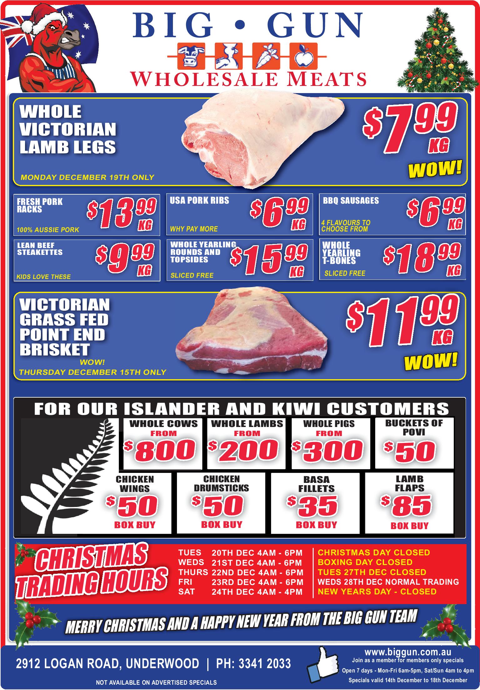 Available instore only 14th- 18thDec 2022