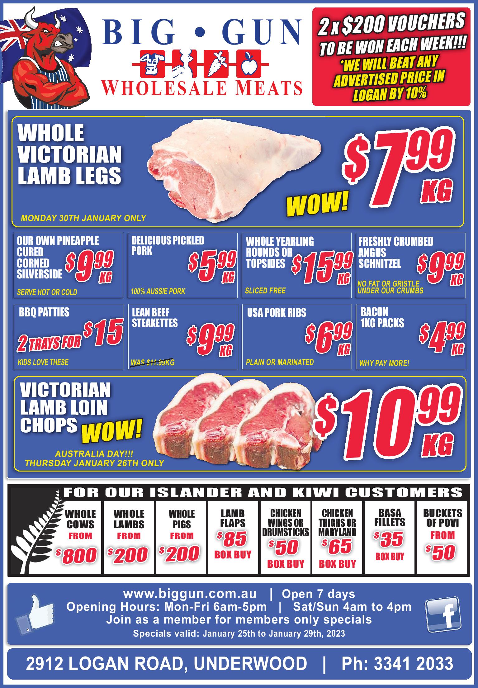 Available instore only 25TH-29th JAN 2023