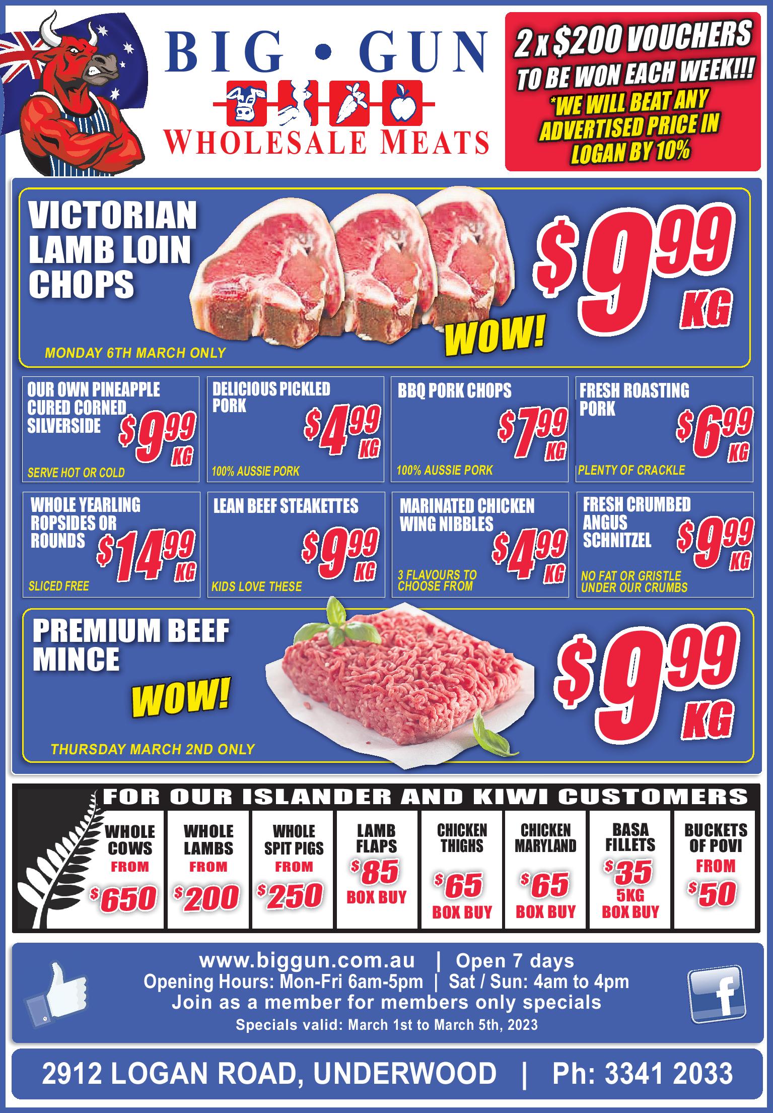 Available instore only 1st -5th March 2023