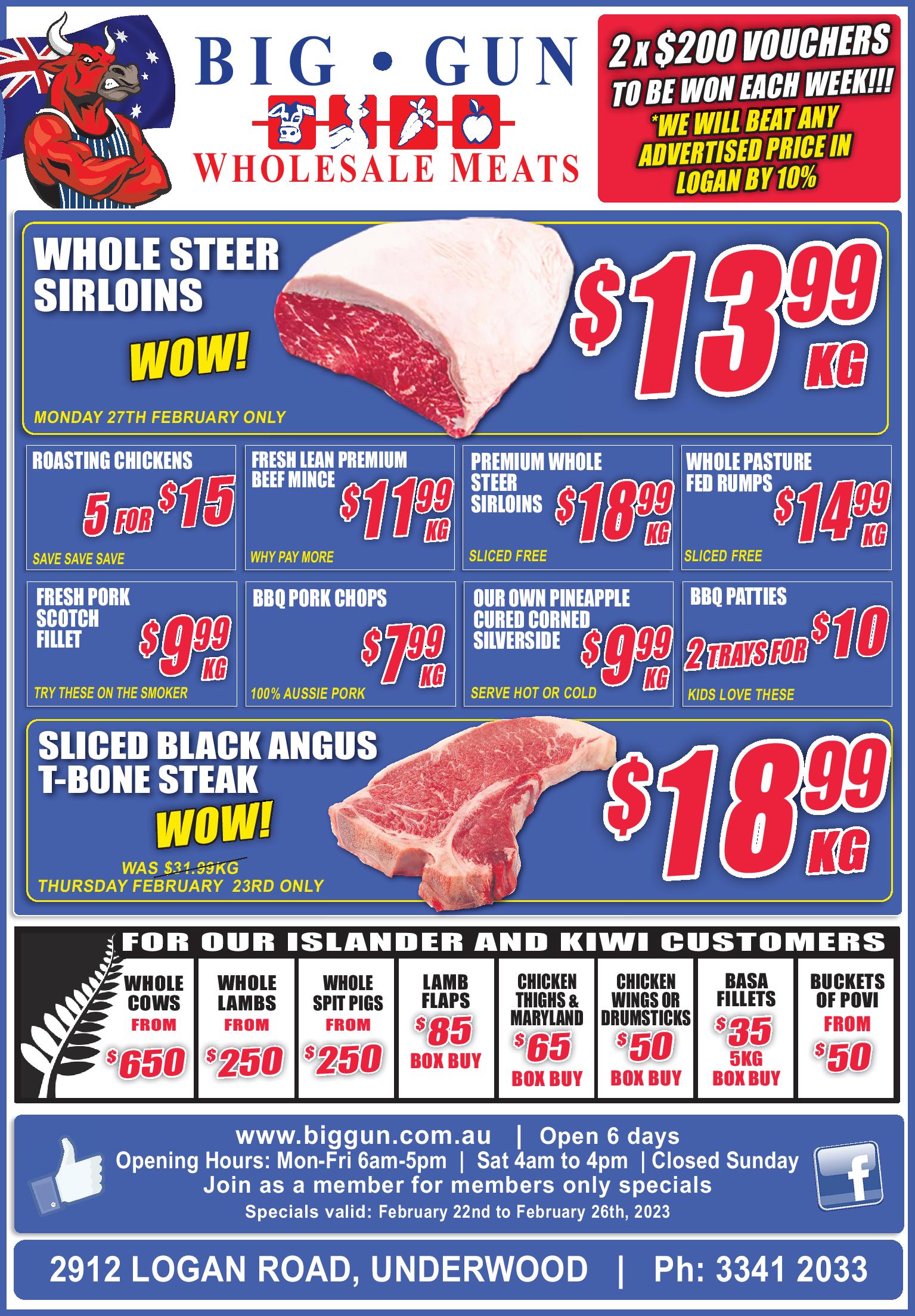 Available instore only 22nd Feb-25th Feb 2023