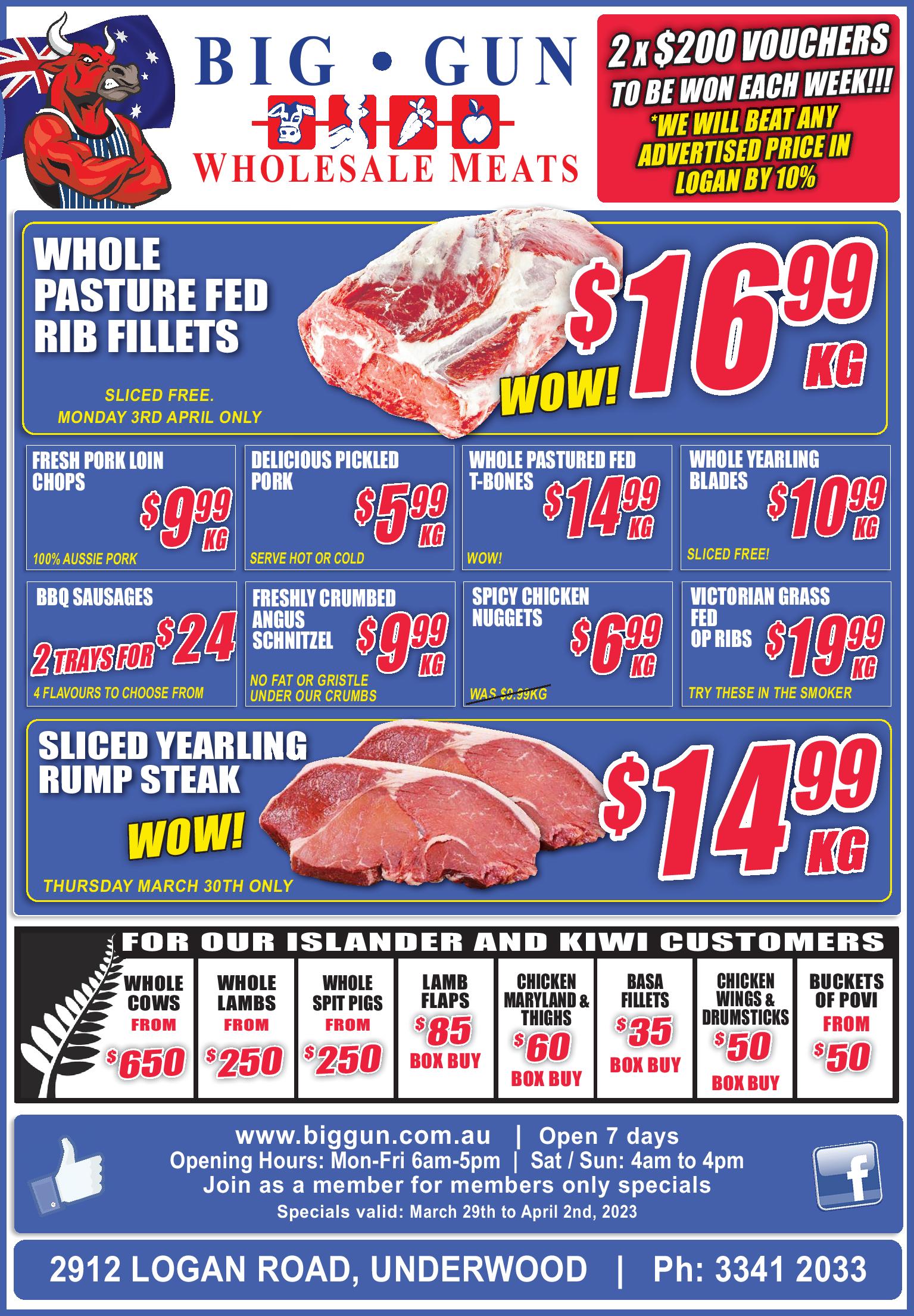 Available instore only 29th March 2nd April 2023