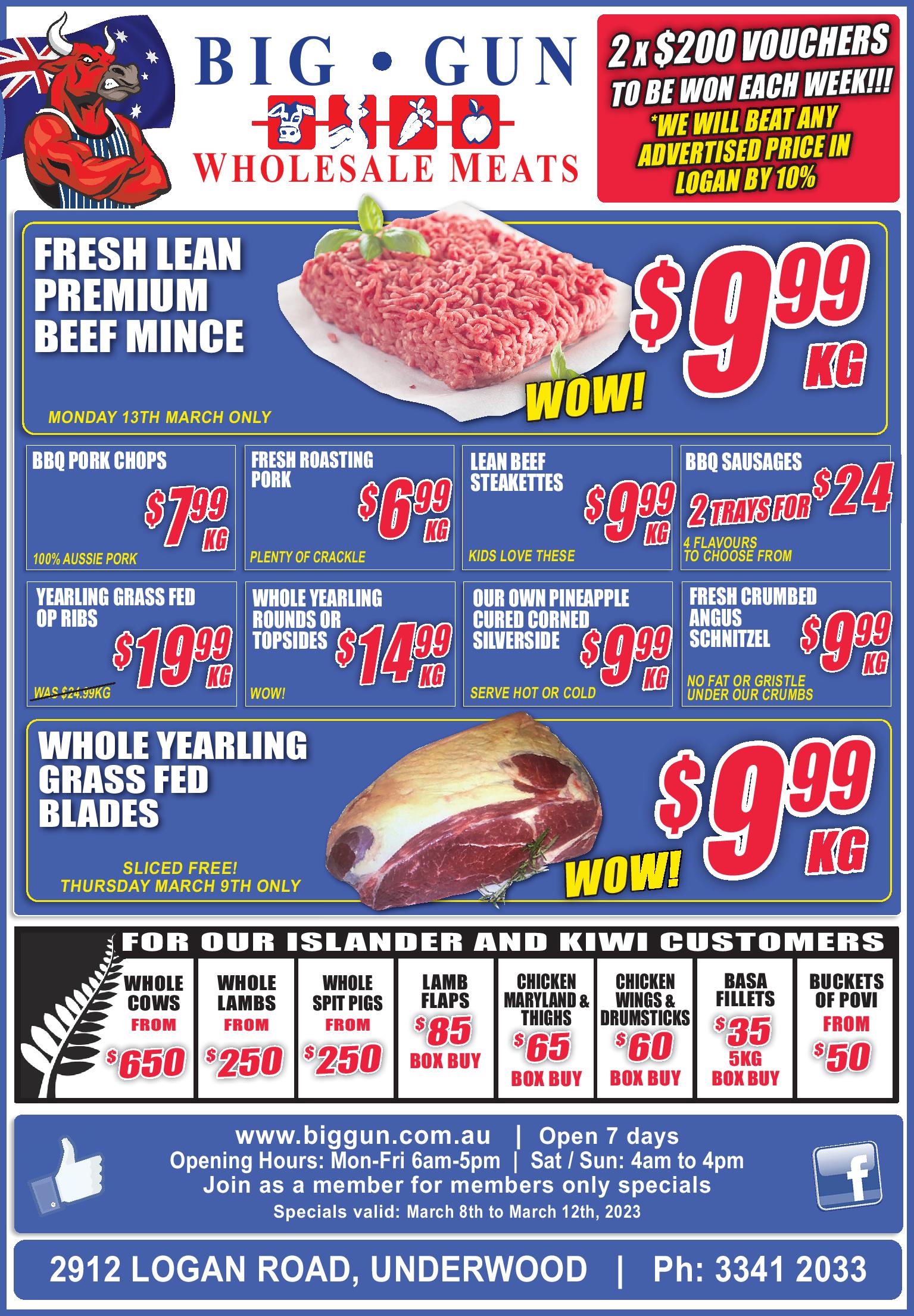 Available instore only 8th -12th March 2023