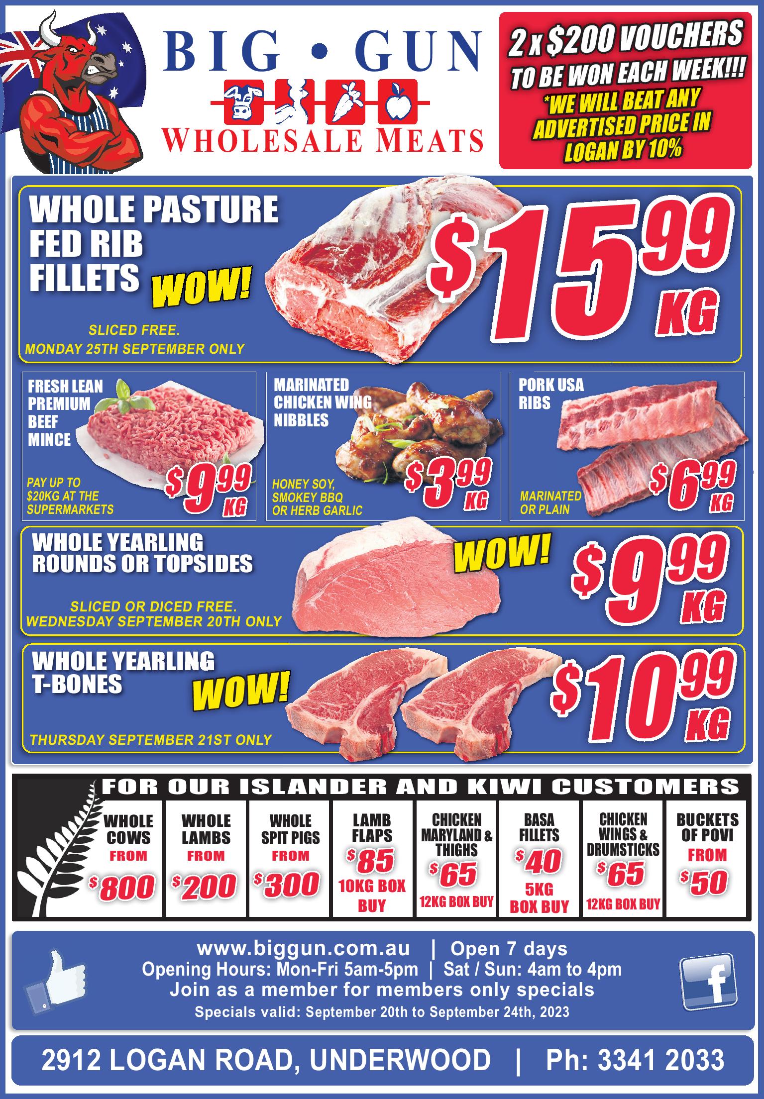 Available instore only 20th – 24th Sept 2023