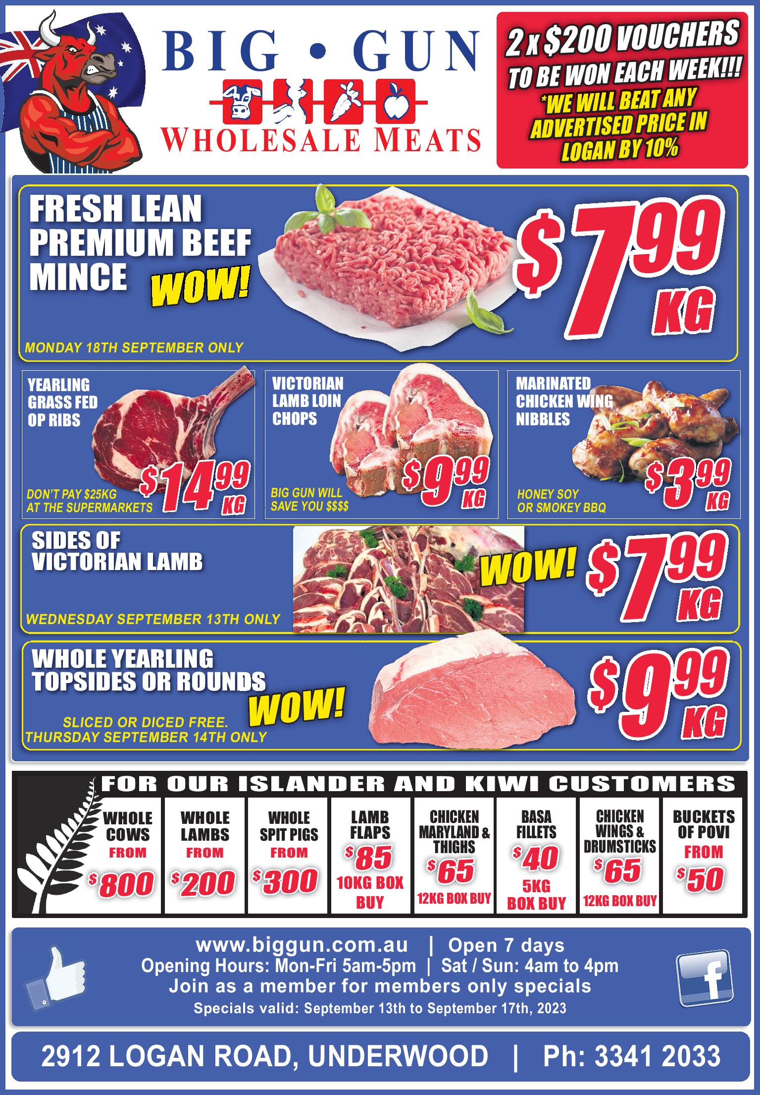 Available instore only 13th – 17th Sept 2023