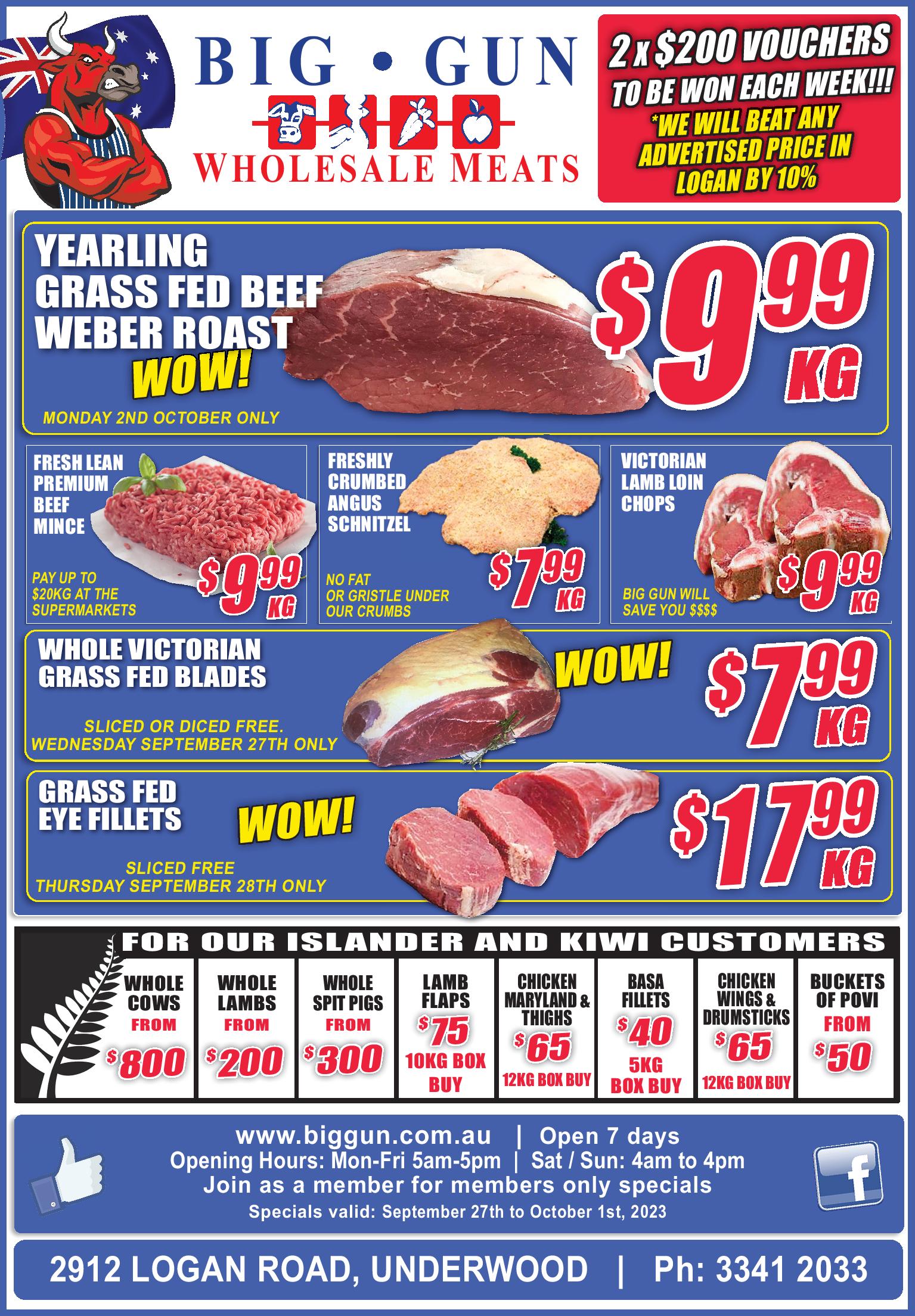 Available instore only 27th Sept – 1st Oct 2023