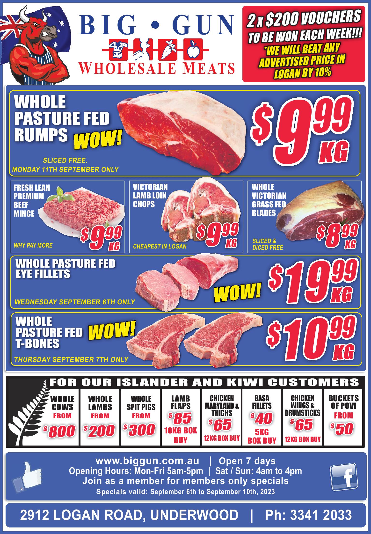 Available instore only 6th – 10th Sept 2023