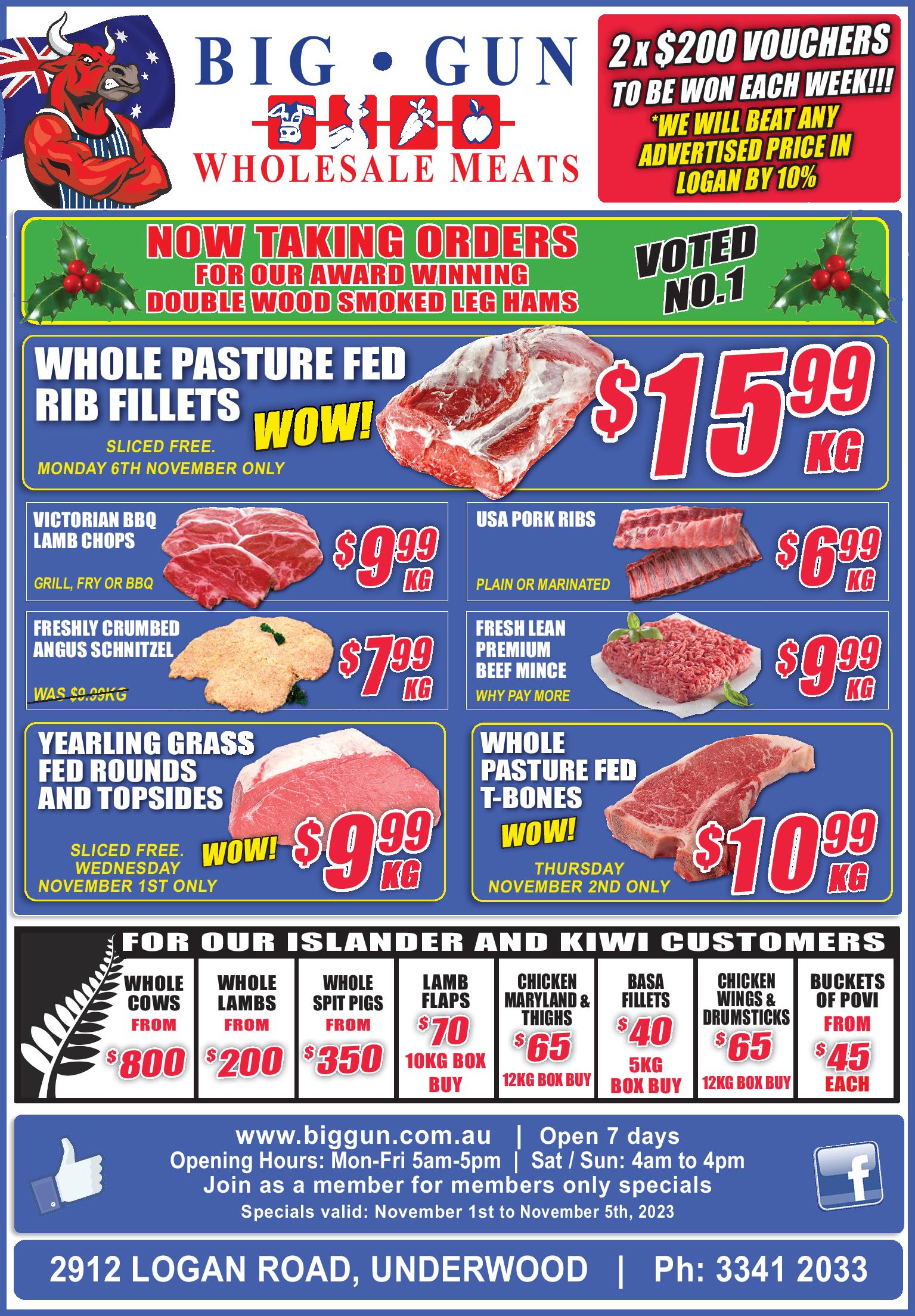 Available instore only 1st-  5th Nov 2023