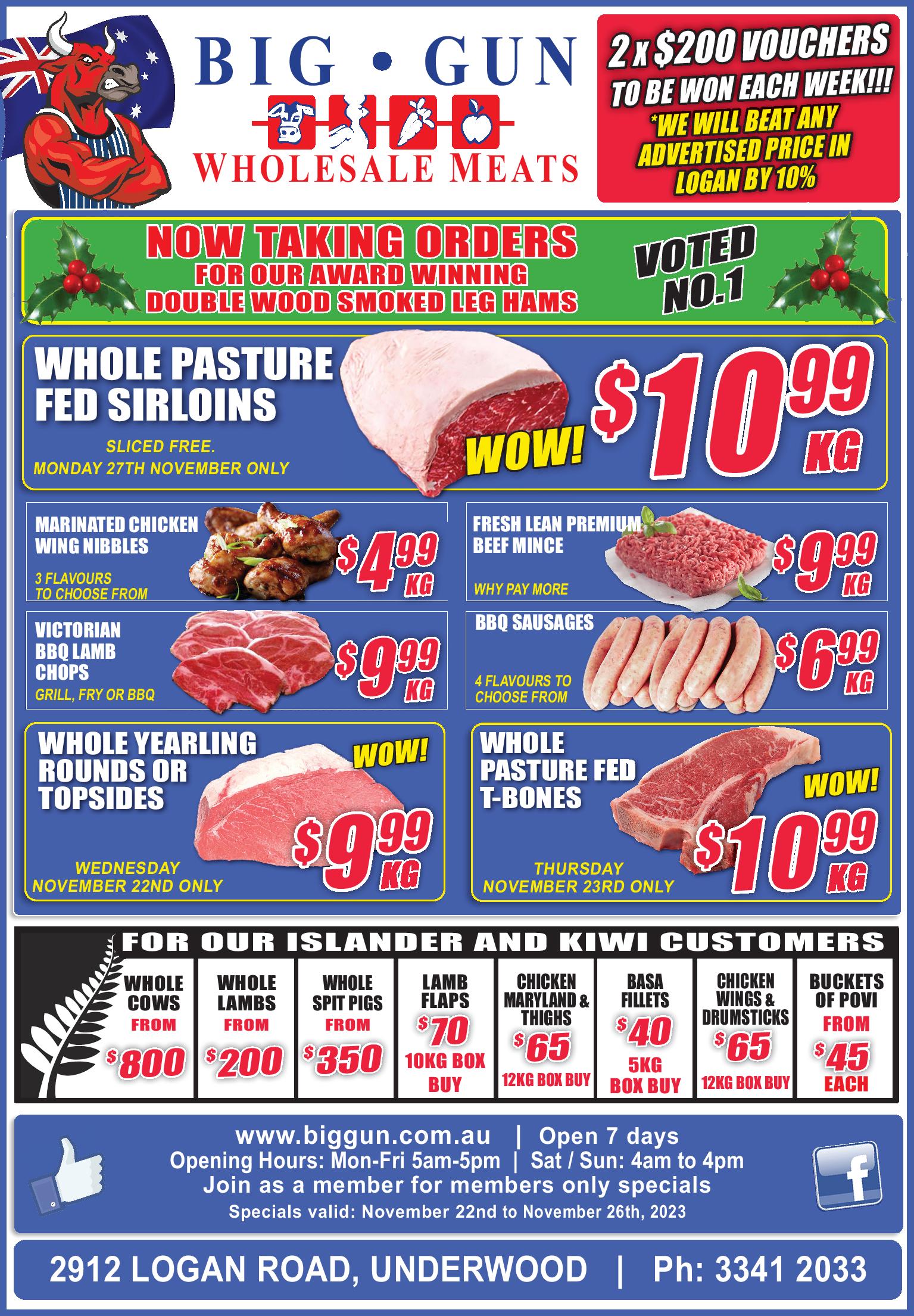 Available instore only 22nd-26th Nov 2023