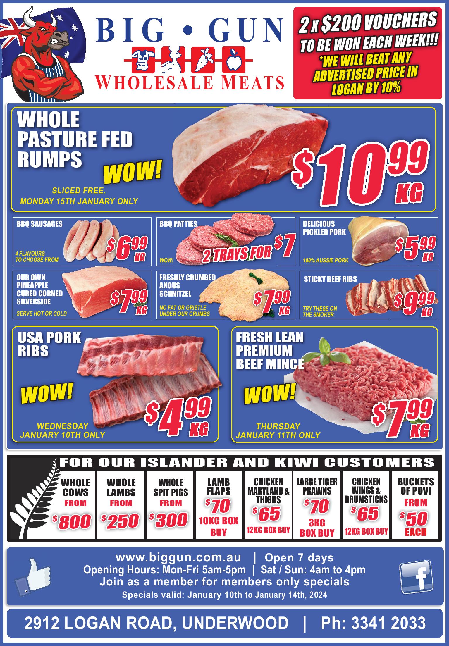 Available instore only 10th-14th jan 2024