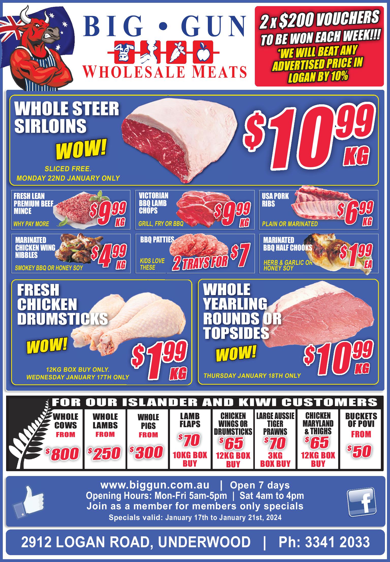 Available instore only 17th- 21st jan 2024