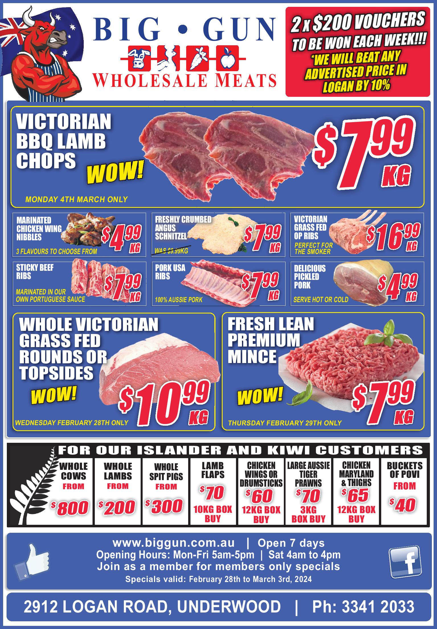 Available instore only 28th feb-3rd march