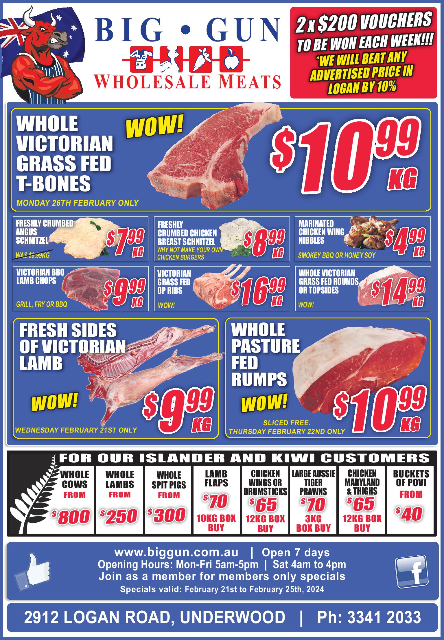 Available instore only 21ST – 25th feb 2024