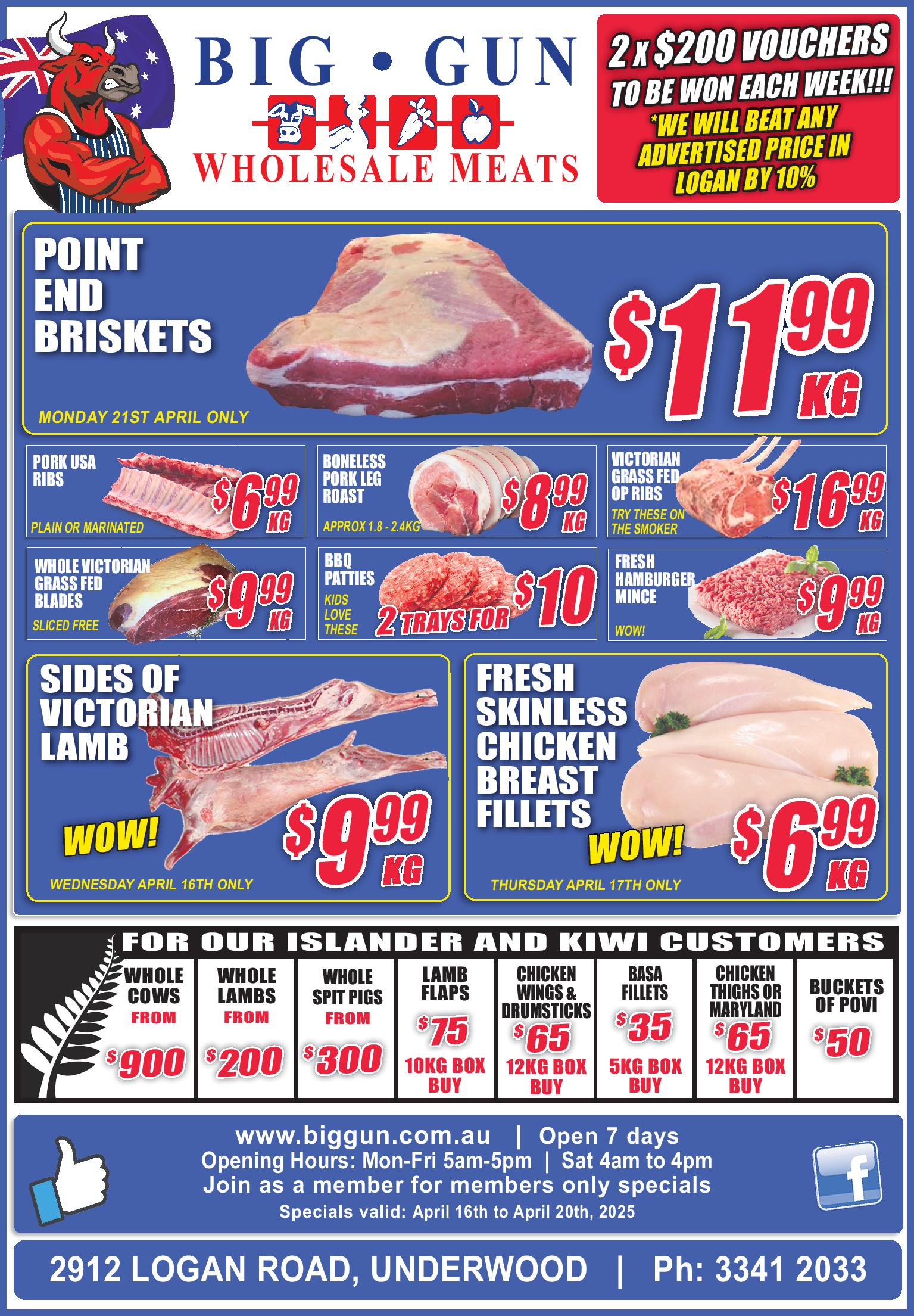 Available instore only 16.4.25-20.4.25